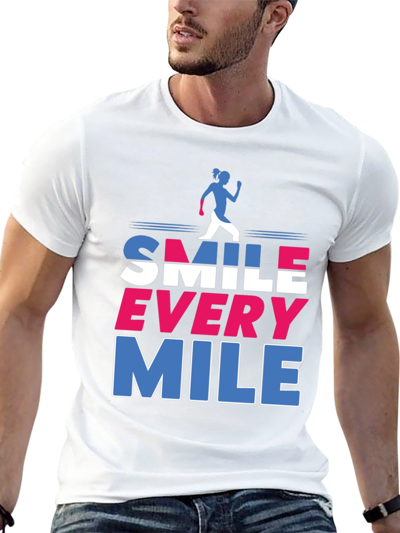 Smile Every Mile Running T-Shirt