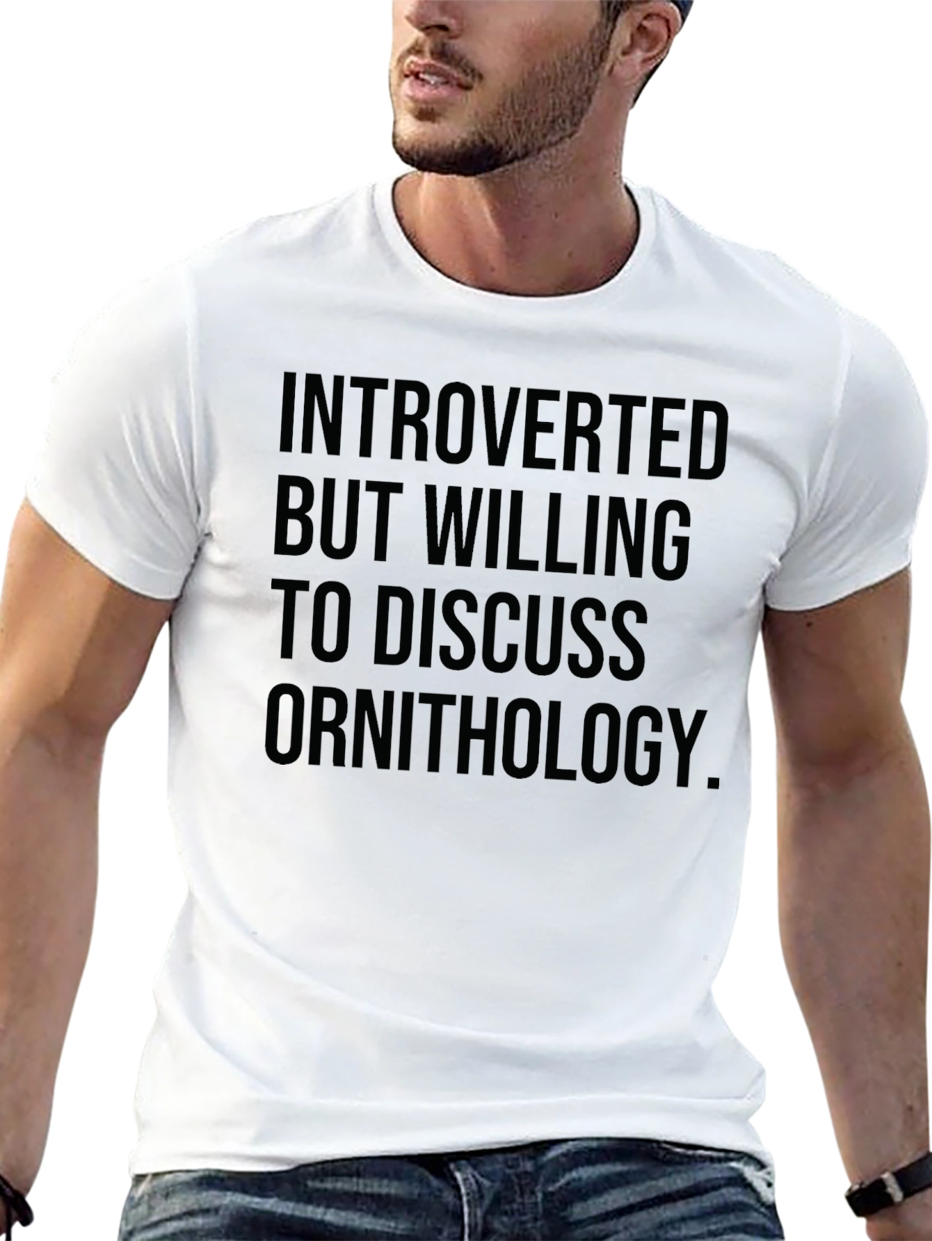 Introverted Ornithology T-Shirt - Black