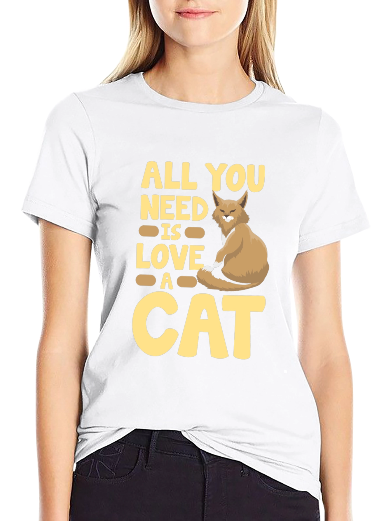 All You Need is Love & a Cat T-Shirt