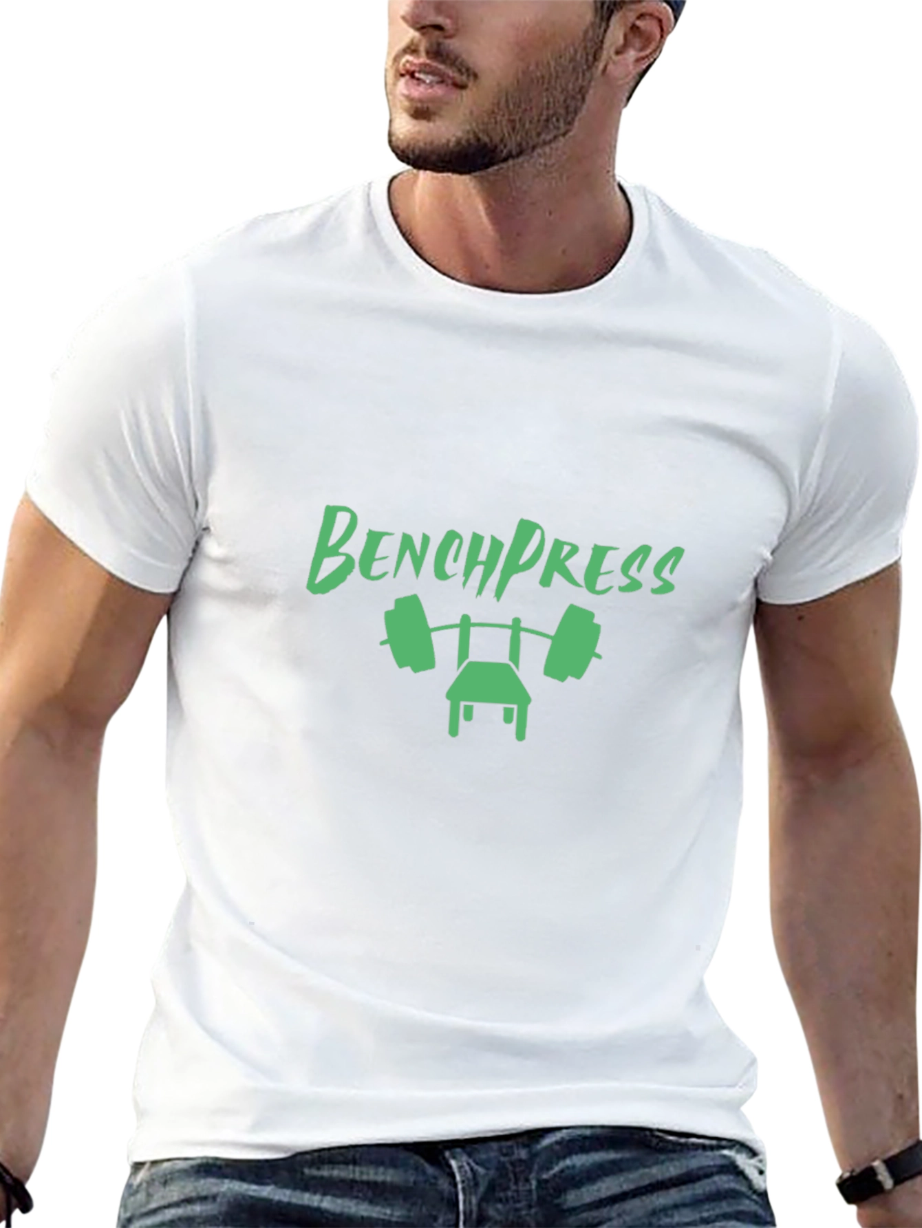 Bench Press T-Shirt - Gym Workout Apparel