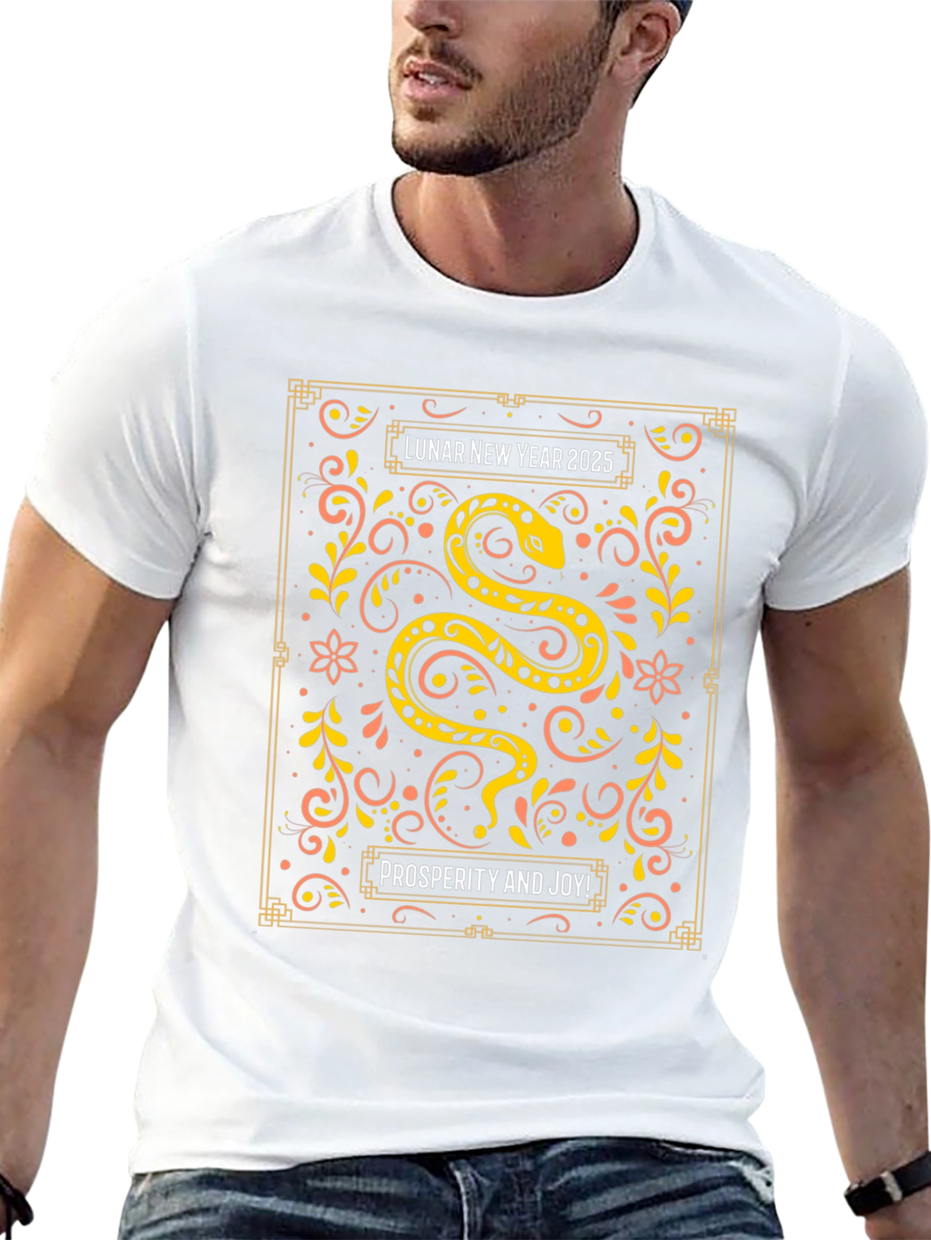 Lunar New Year 2025 Snake Graphic Tee