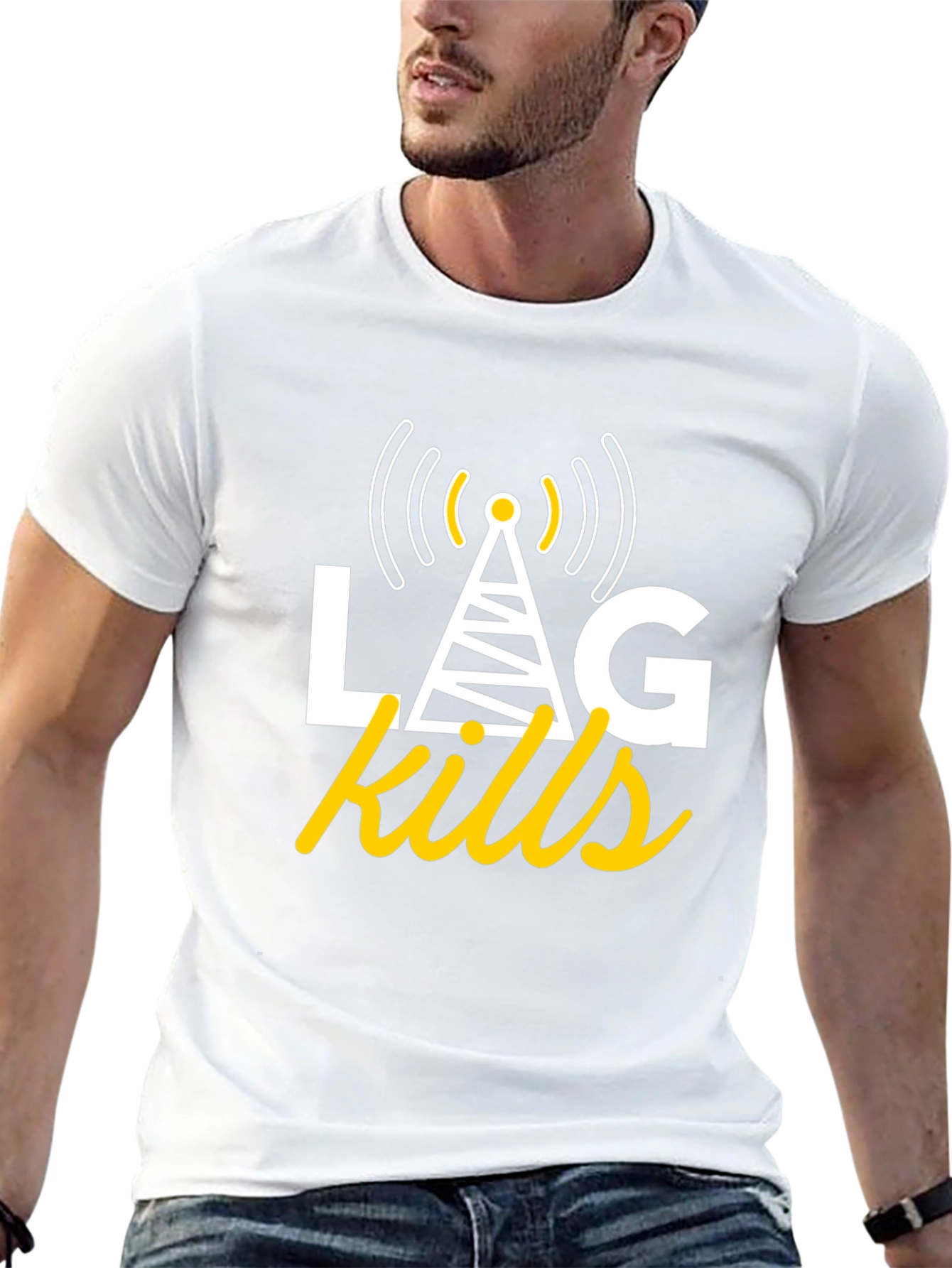 LAG Kills T-Shirt: Gamer Humor Apparel