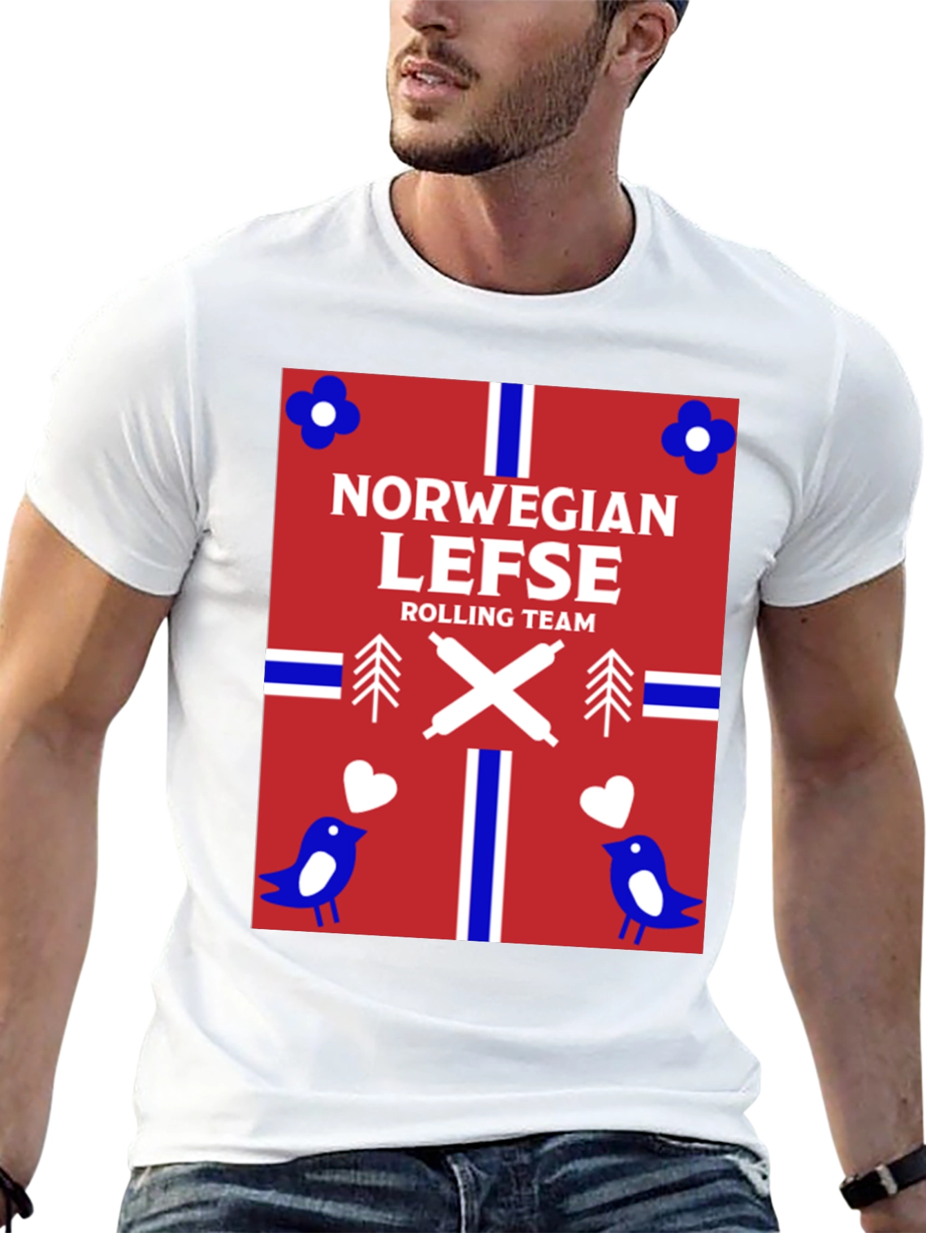 Norwegian Lefse Rolling Team T-Shirt