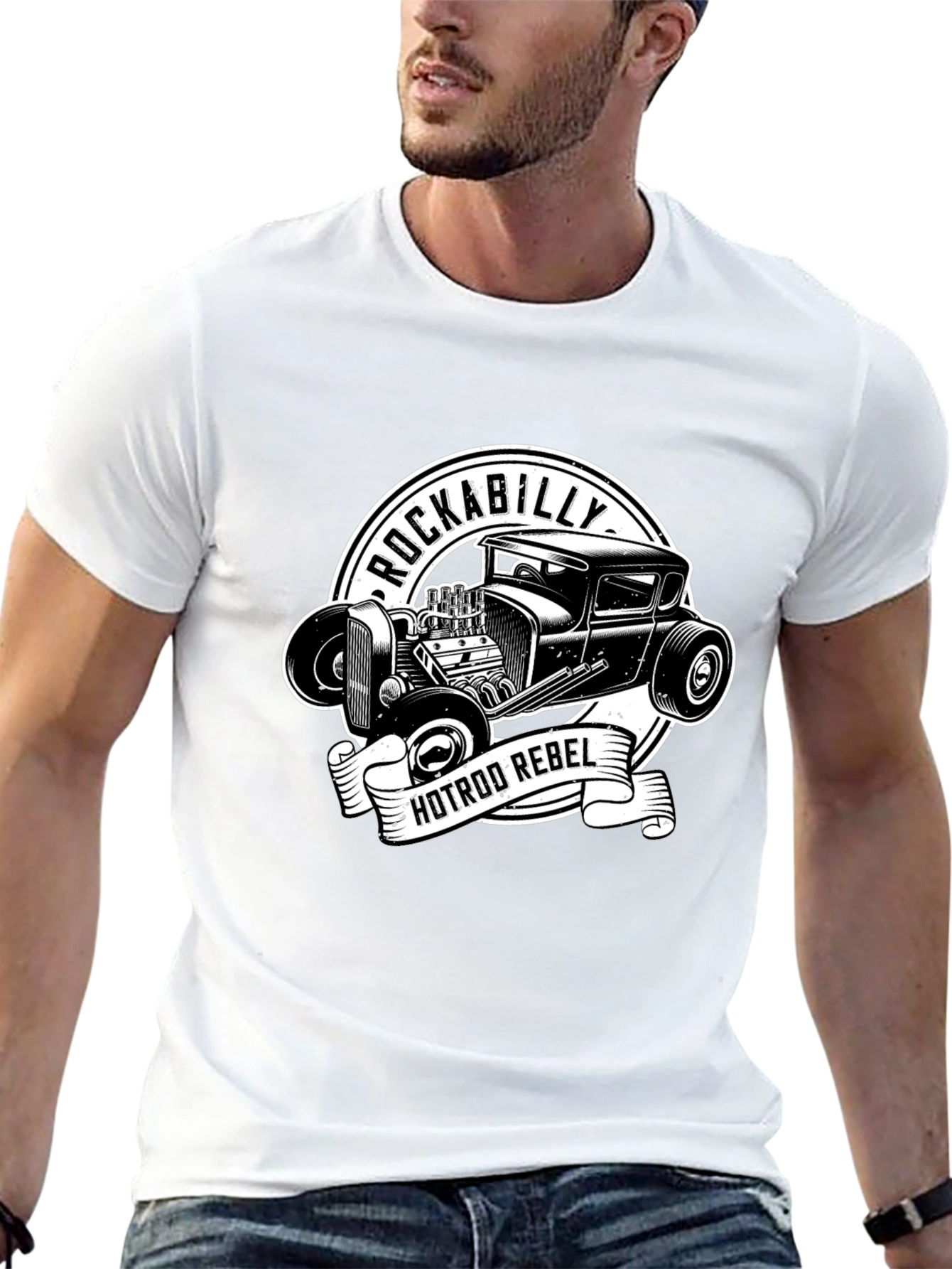 Rockabilly Hotrod Rebel T-Shirt