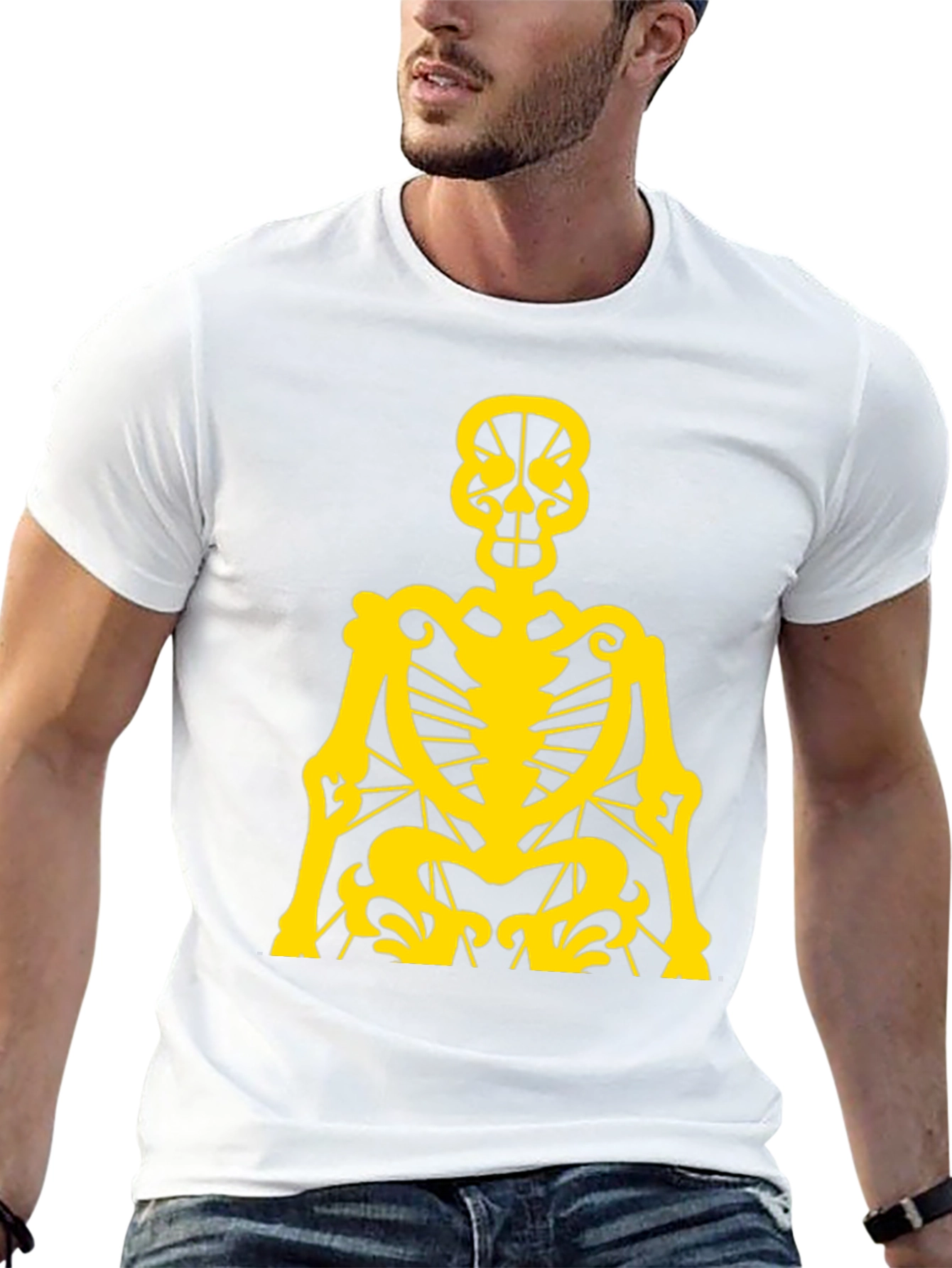 Skeleton Graphic Tee - Black