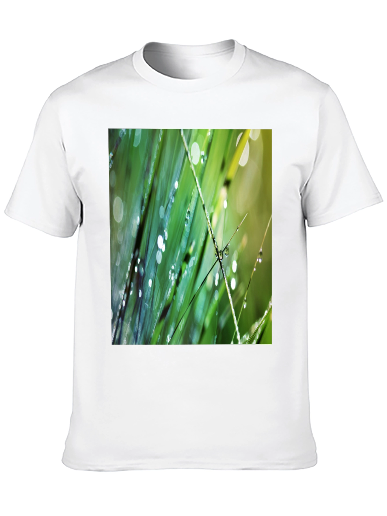 Dew Drops on Green Grass T-Shirt