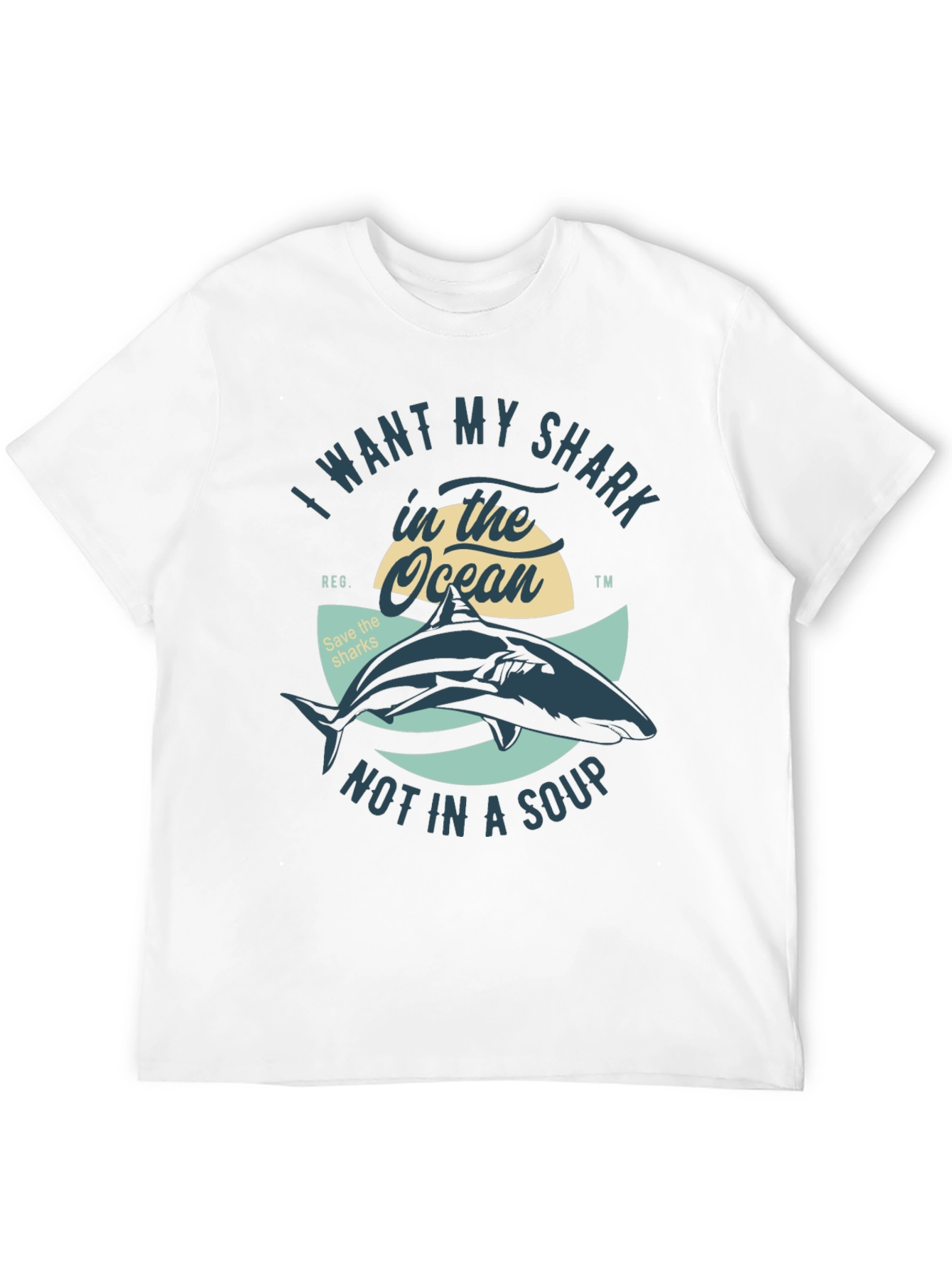 Save the Sharks T-Shirt - Ocean Conservation Tee