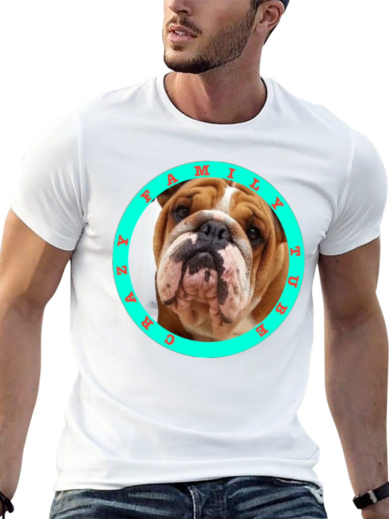 Crazy Bulldog Family T-Shirt