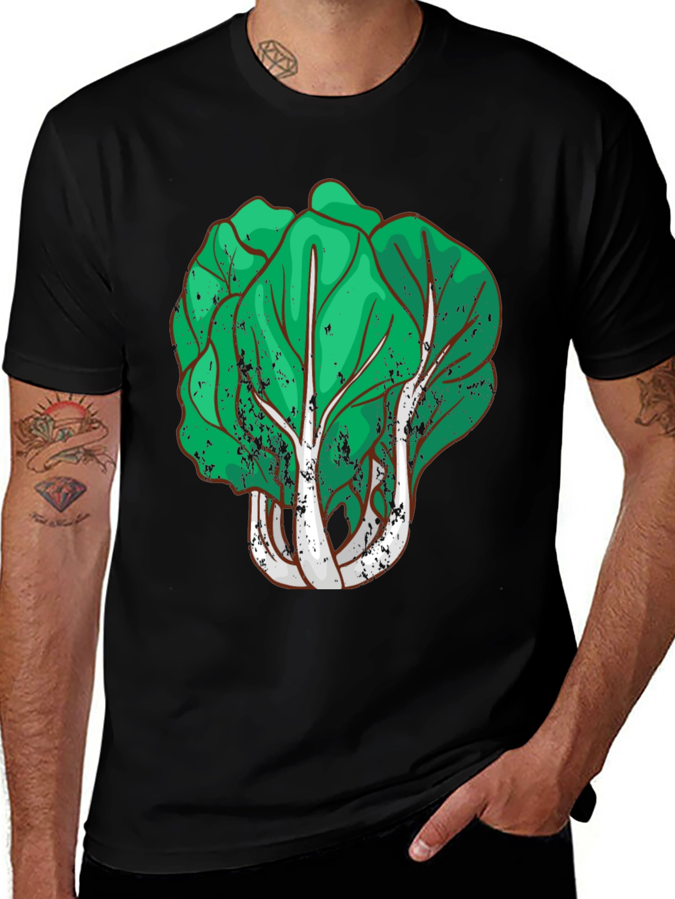 Bok Choy Graphic T-Shirt - Stylish Vegetable Tee