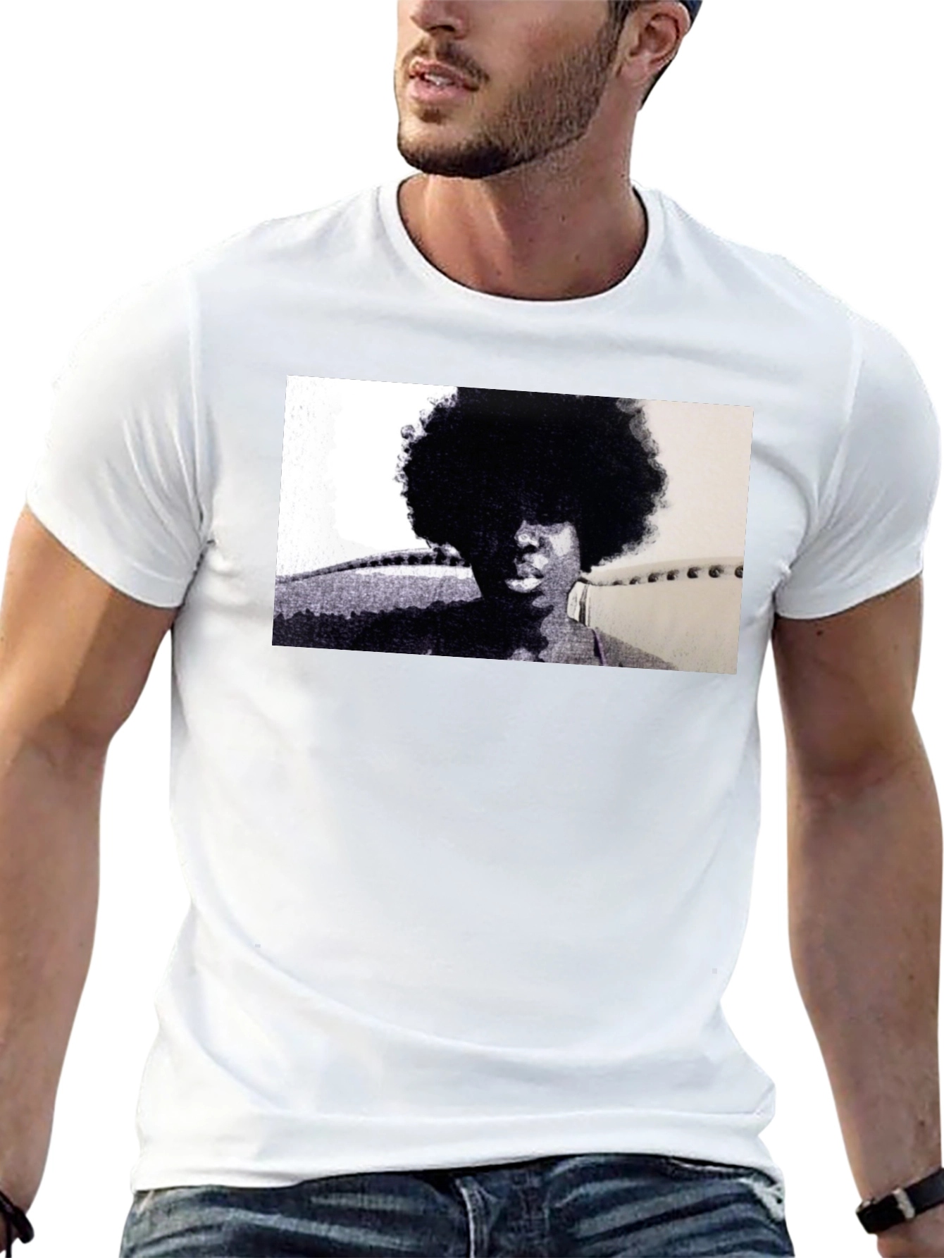 Retro Style Portrait T-Shirt