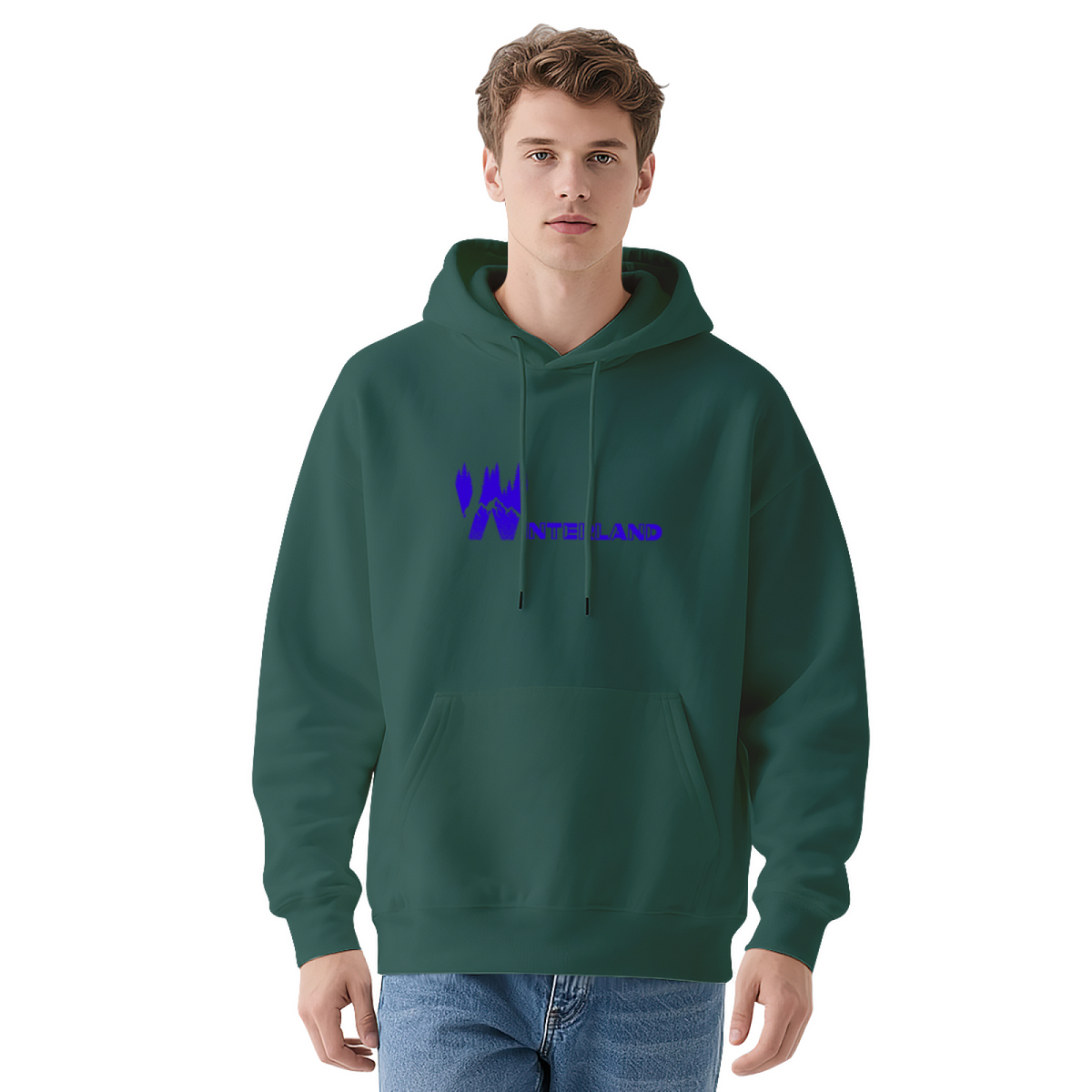 Wonderland Forest Tree Graphic White Hoodie