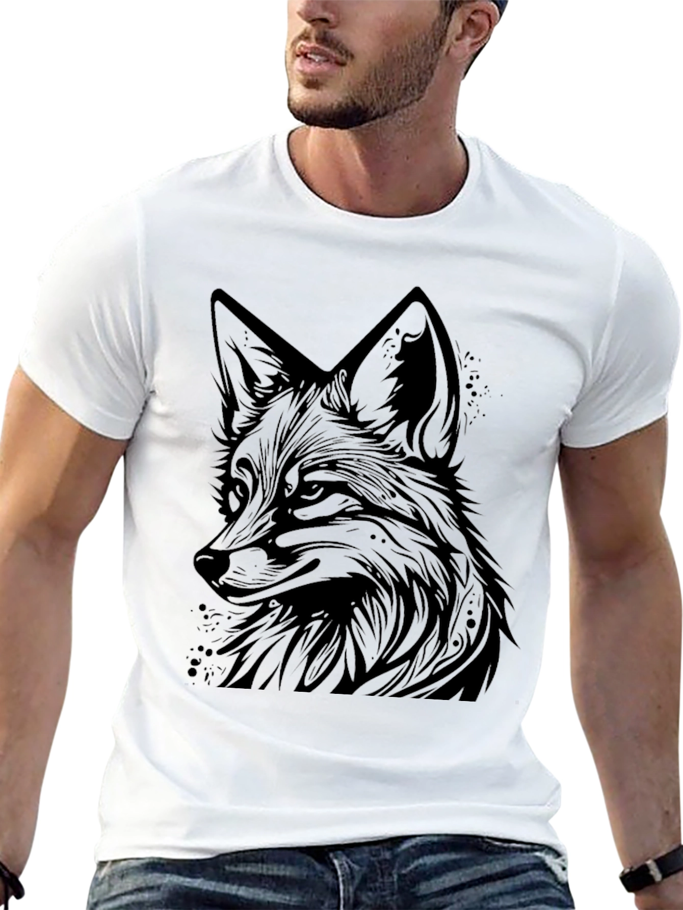 Fox Graphic Black T-Shirt
