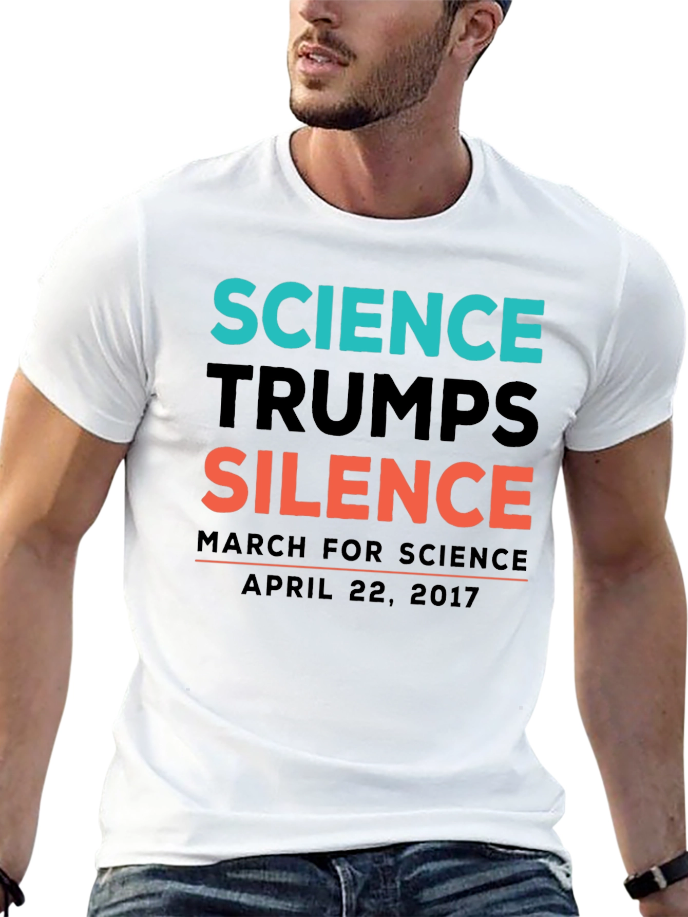 Science Trumps Silence T-Shirt April 22 2017