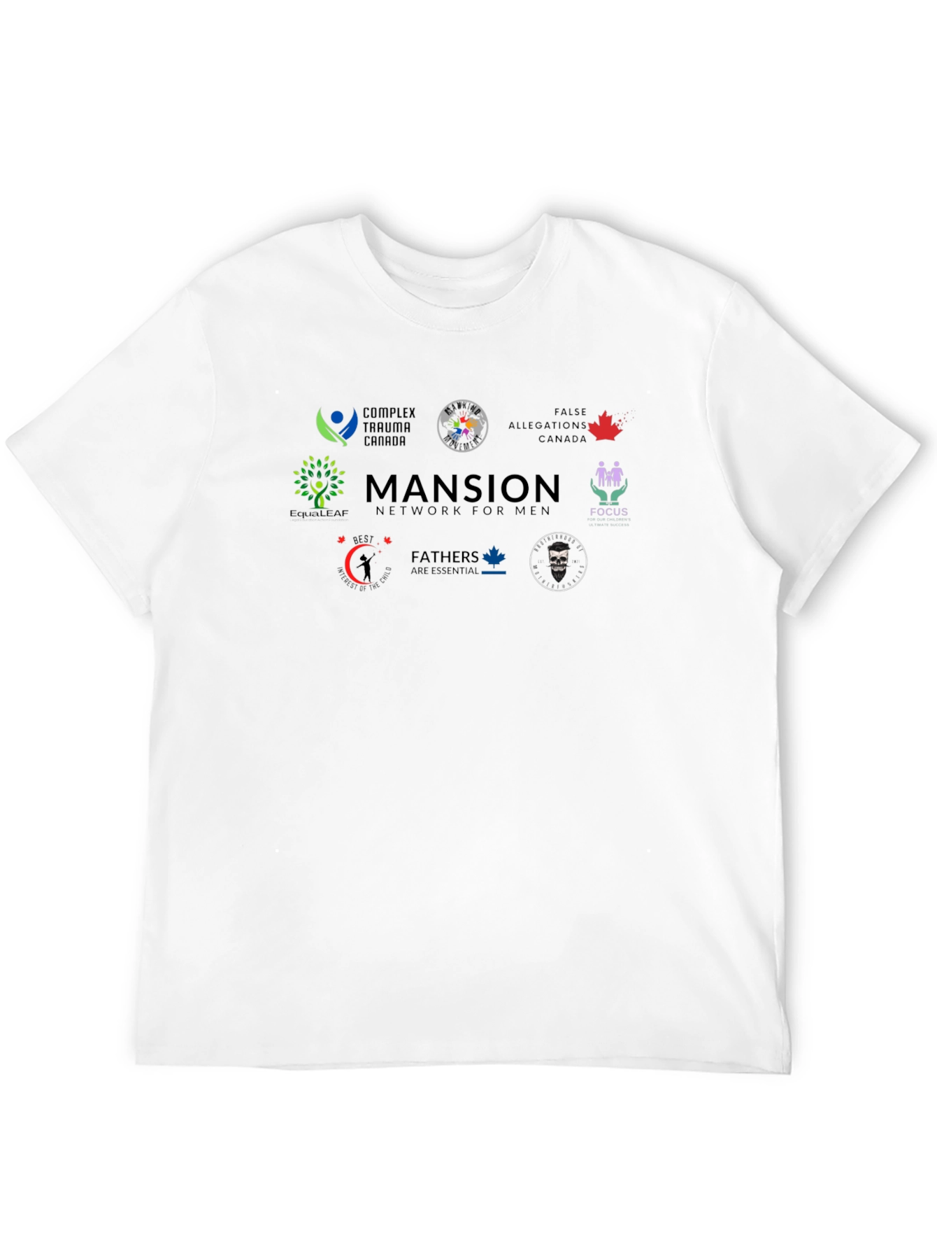 Mansion Network for Men Black T-Shirt