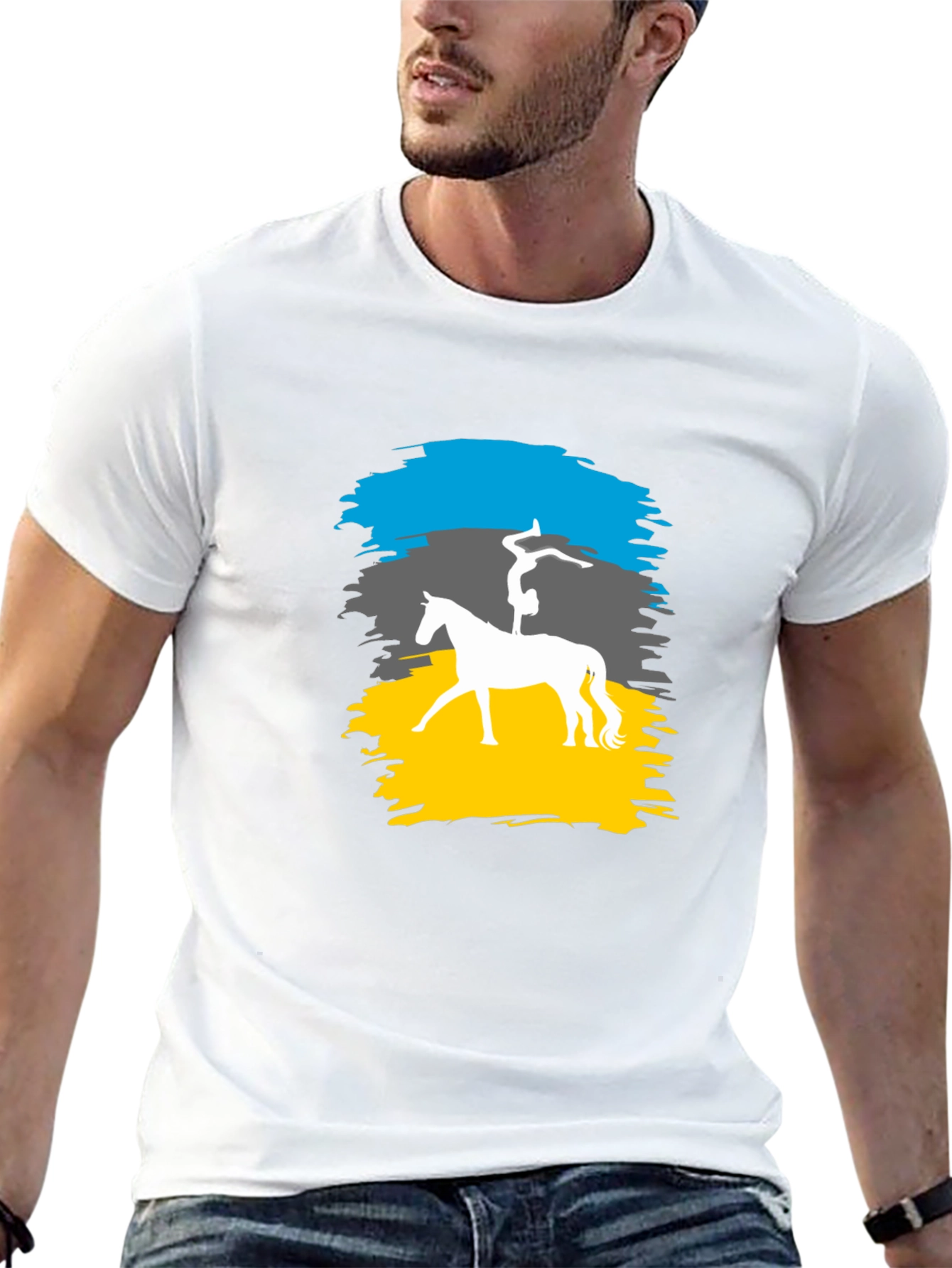 Equestrian Acrobatics Graphic Tee