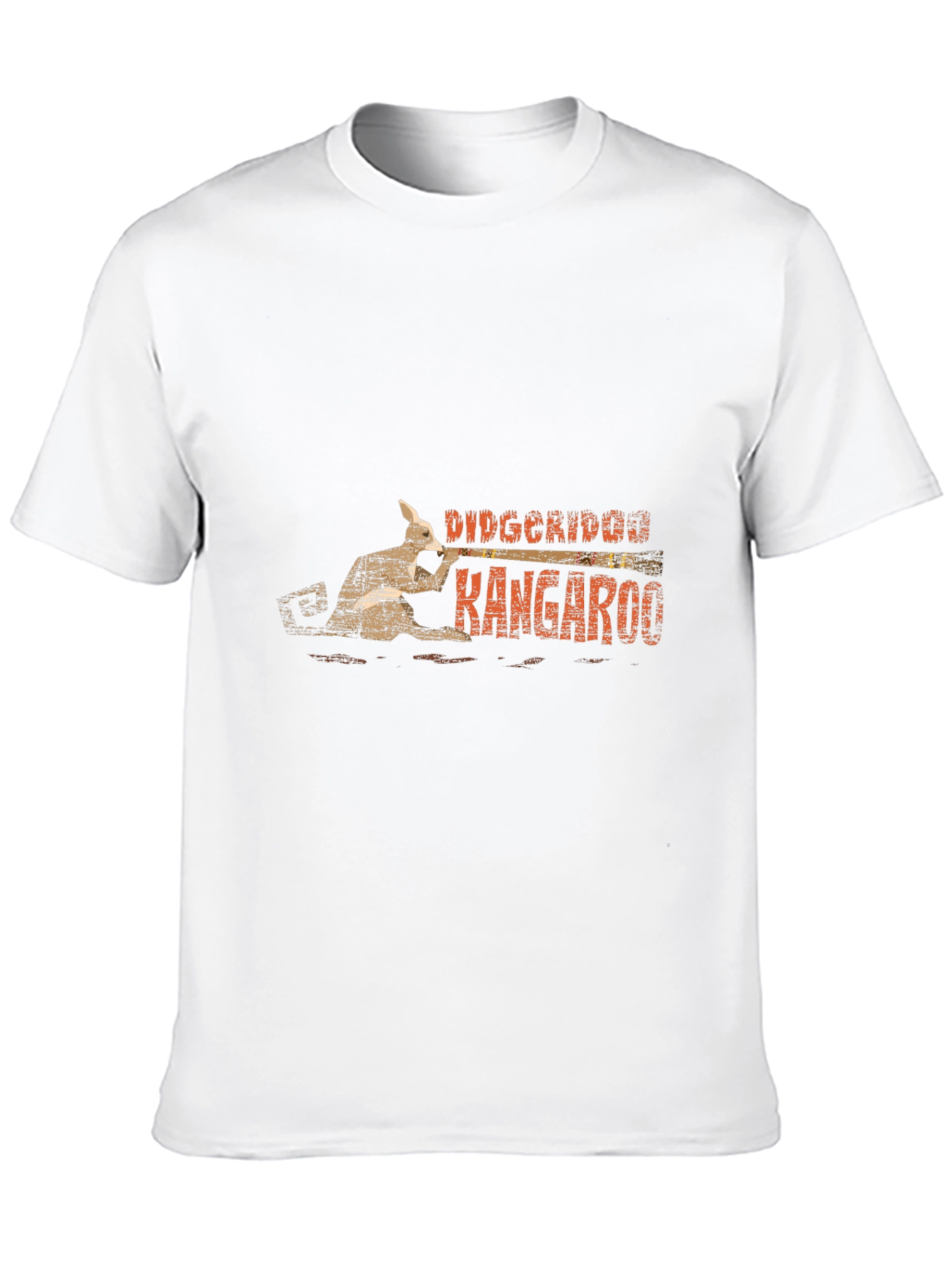 Didgeridoo Kangaroo Black T-Shirt
