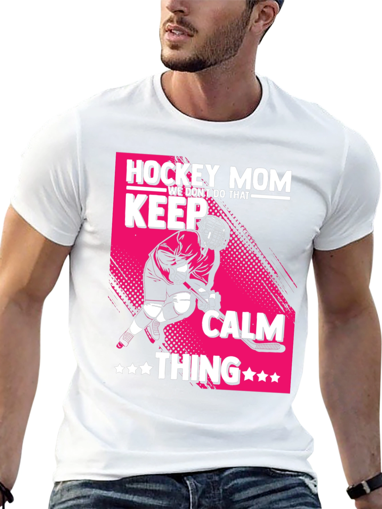 Hockey Mom Keep Calm T-Shirt