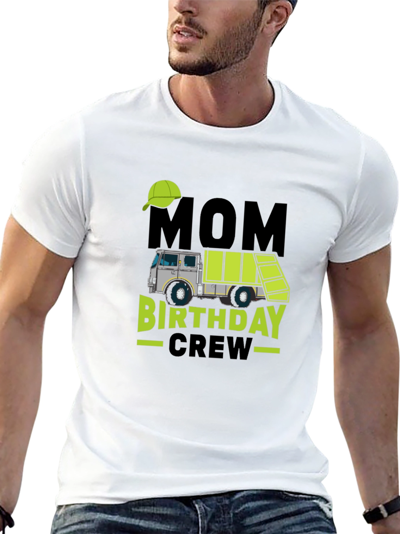 Mom Birthday Crew Garbage Truck T-Shirt
