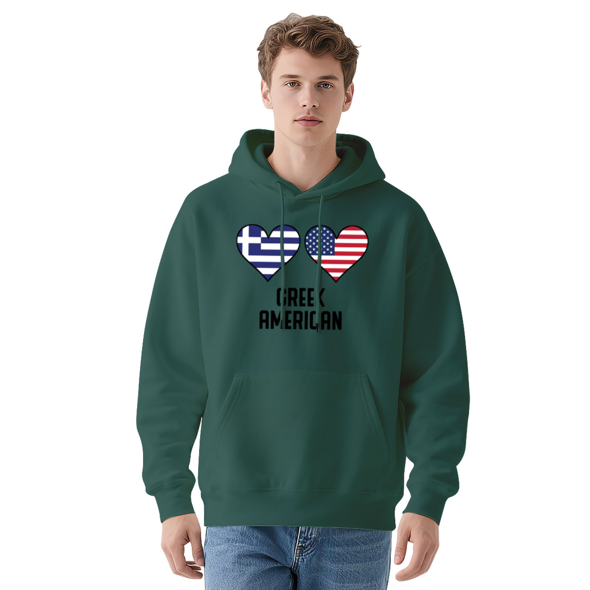Trendy Hooded Sweatshirt - Inspirational Quote