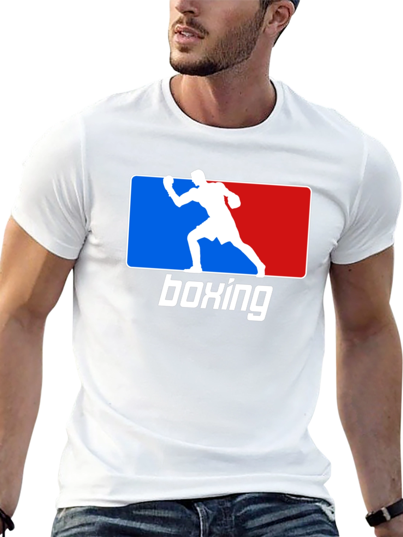 Boxing Graphic T-Shirt - Black