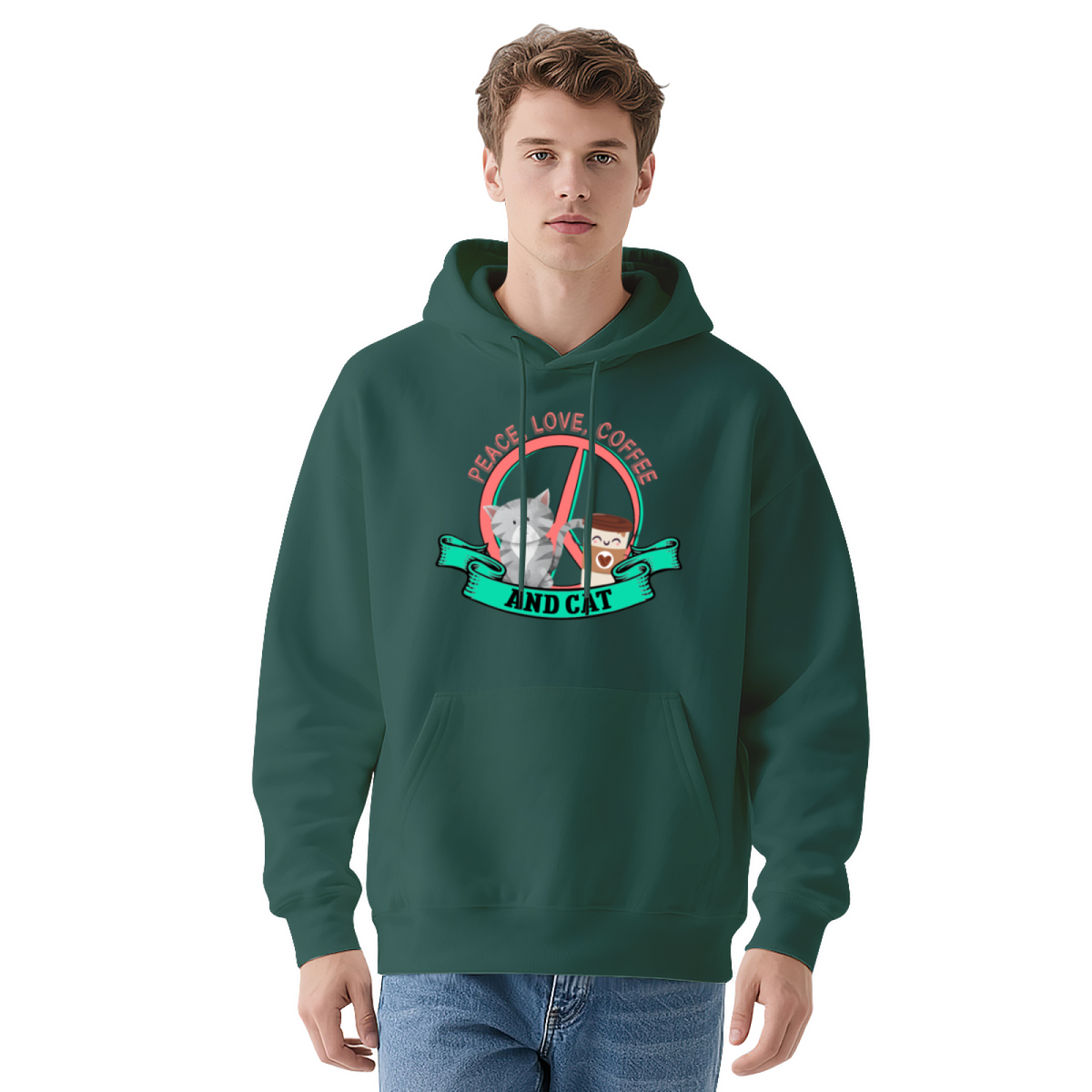 Streetwear Hoodie - Cat Lover Design
