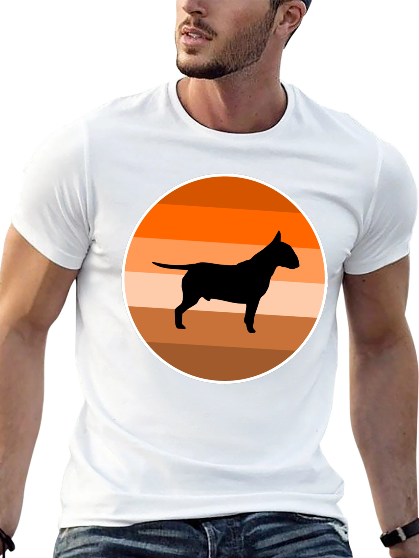 Bull Terrier Sunset T-Shirt