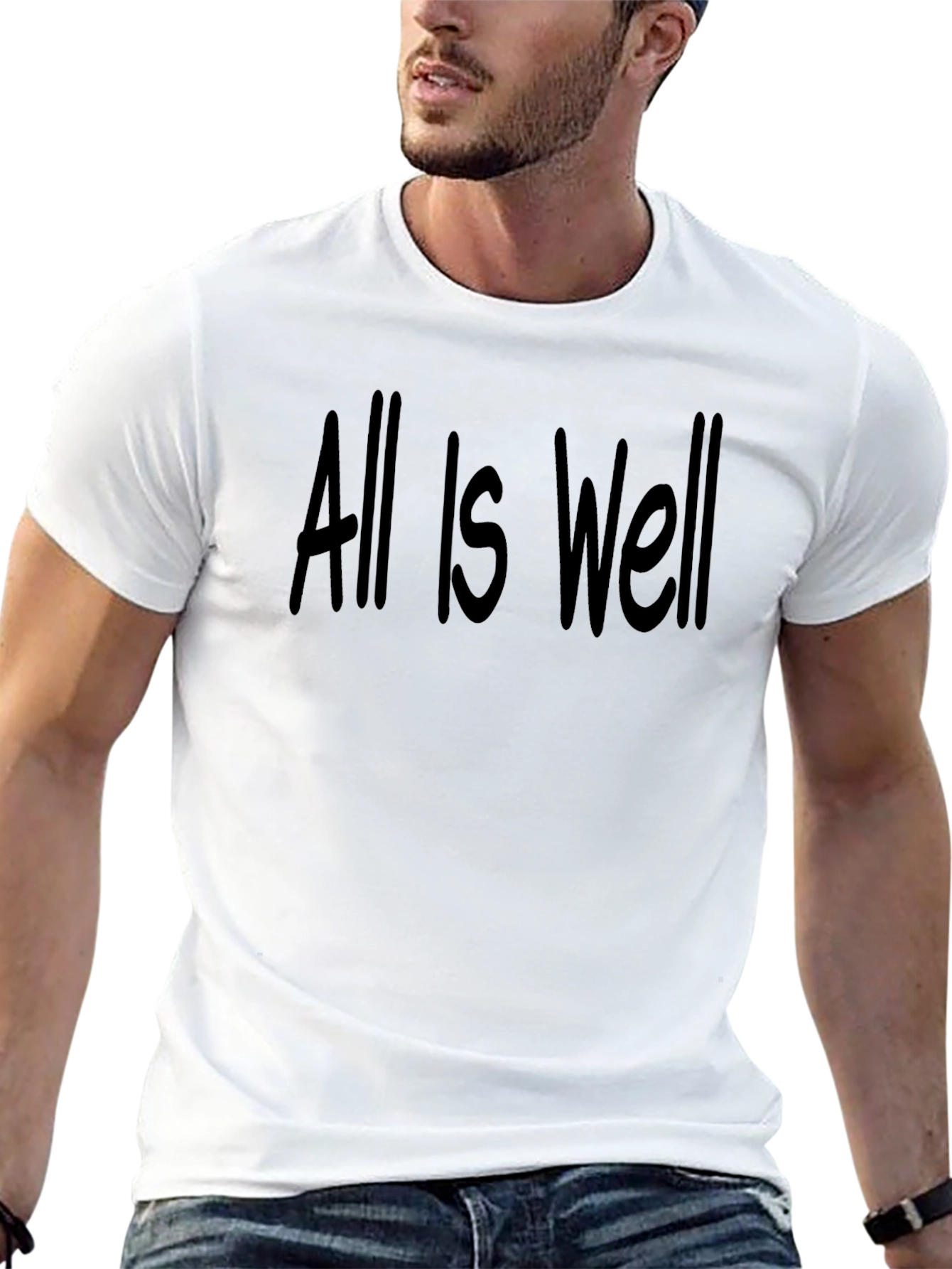 All is Well Black T-Shirt