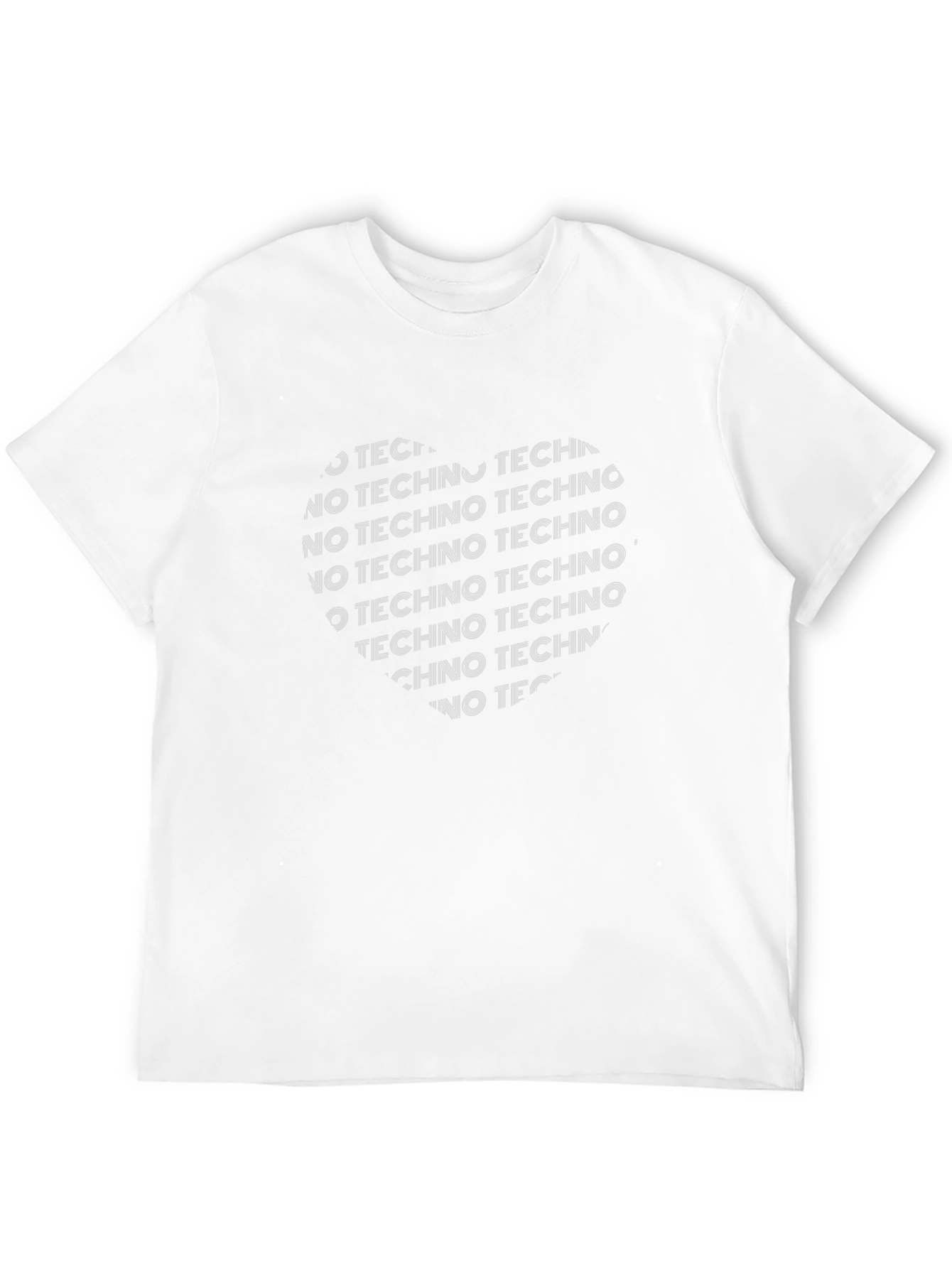 Techno Heart Graphic T-Shirt - Stylish Music Lover Tee