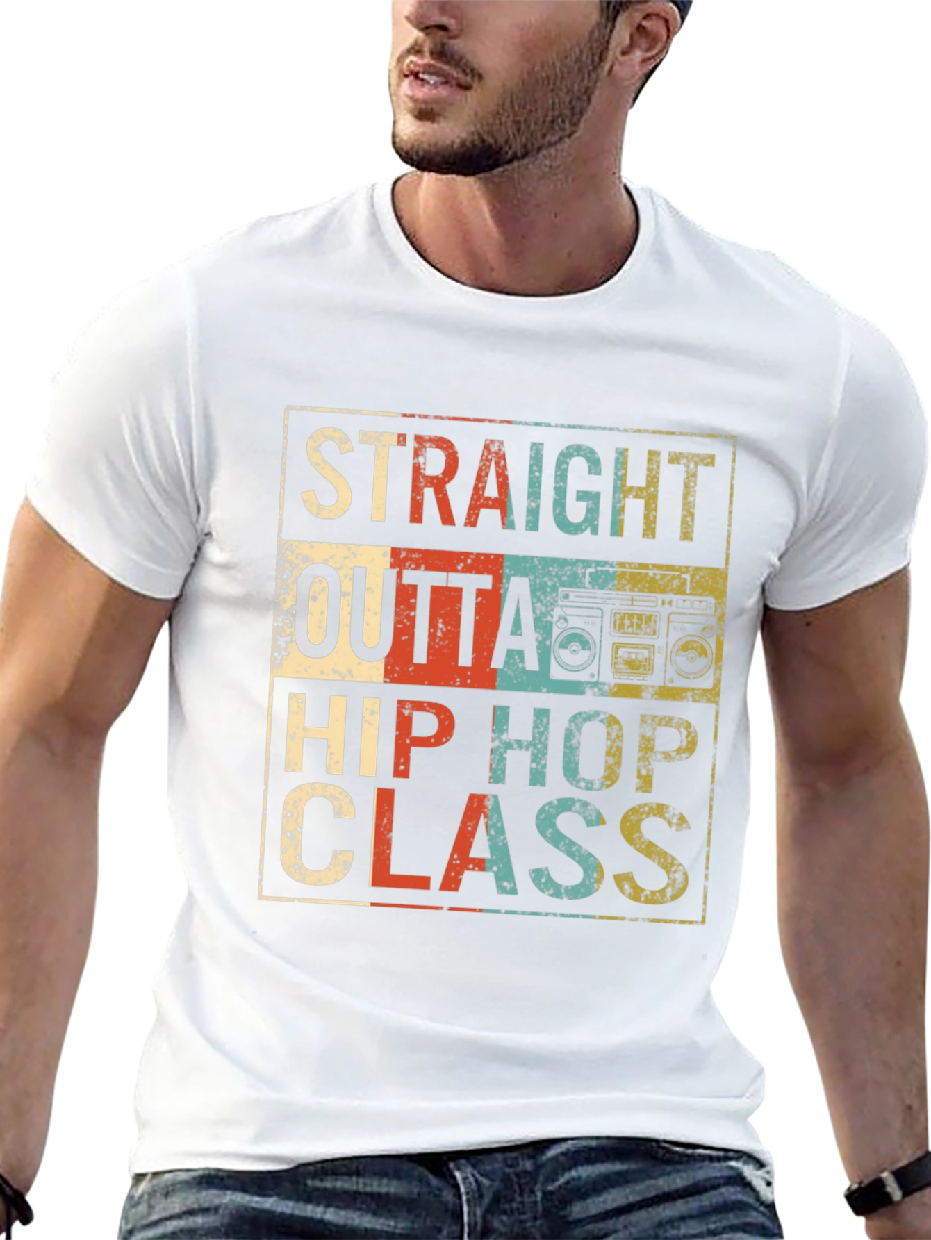Straight Outta Hip Hop Class Retro T-Shirt