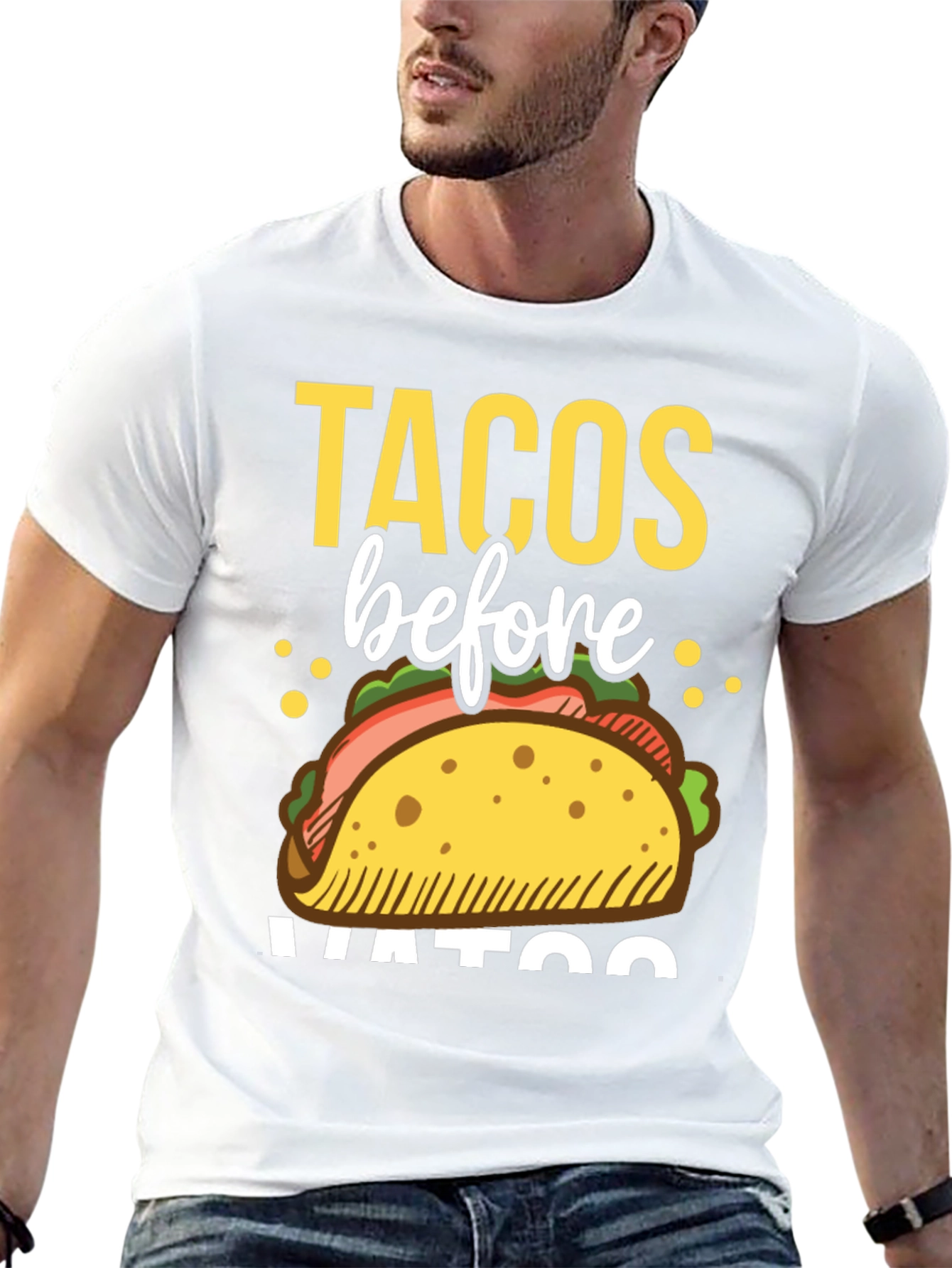 Tacos Before Vatos Graphic Tee