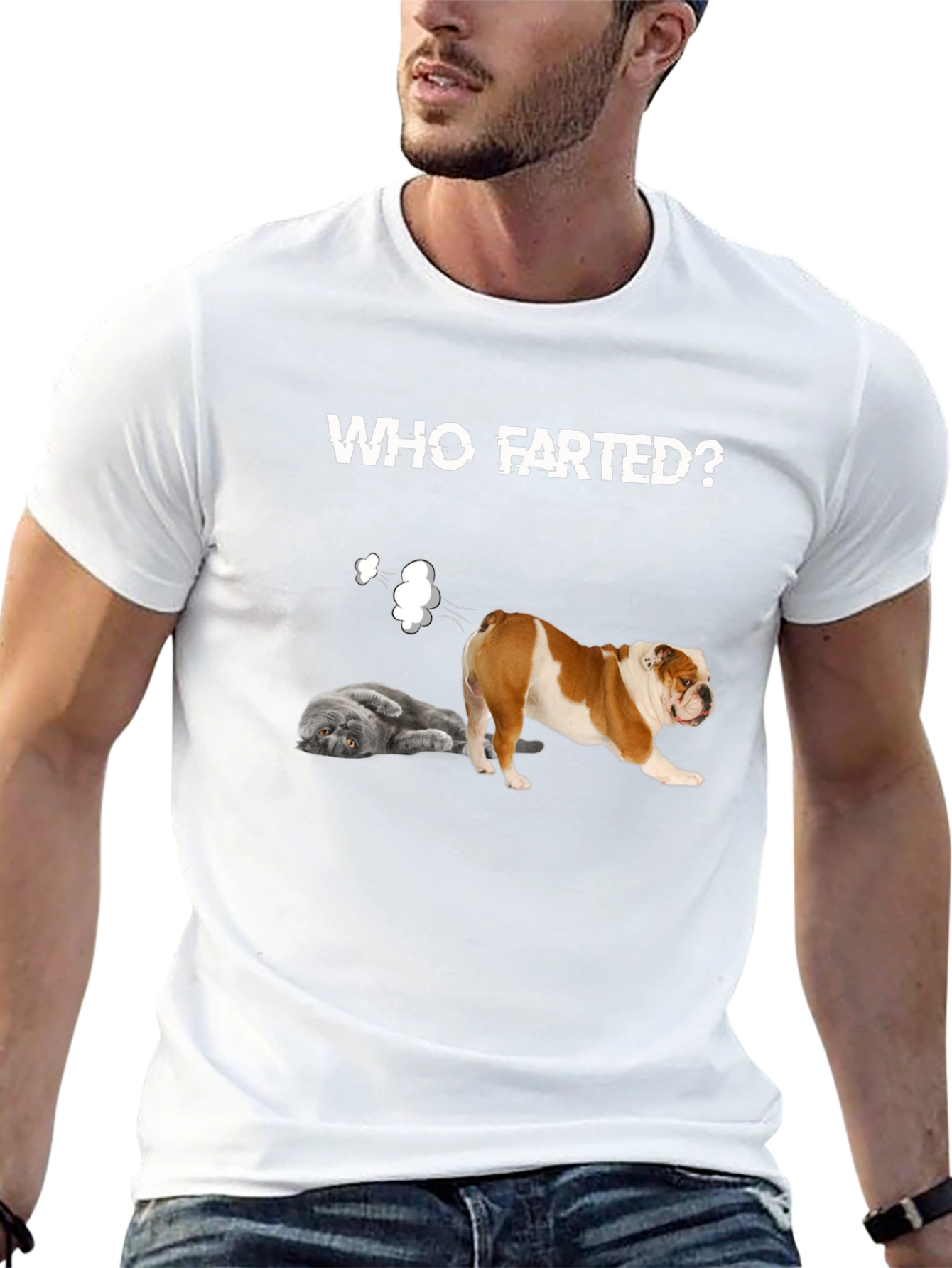 Who Farted? Graphic T-Shirt