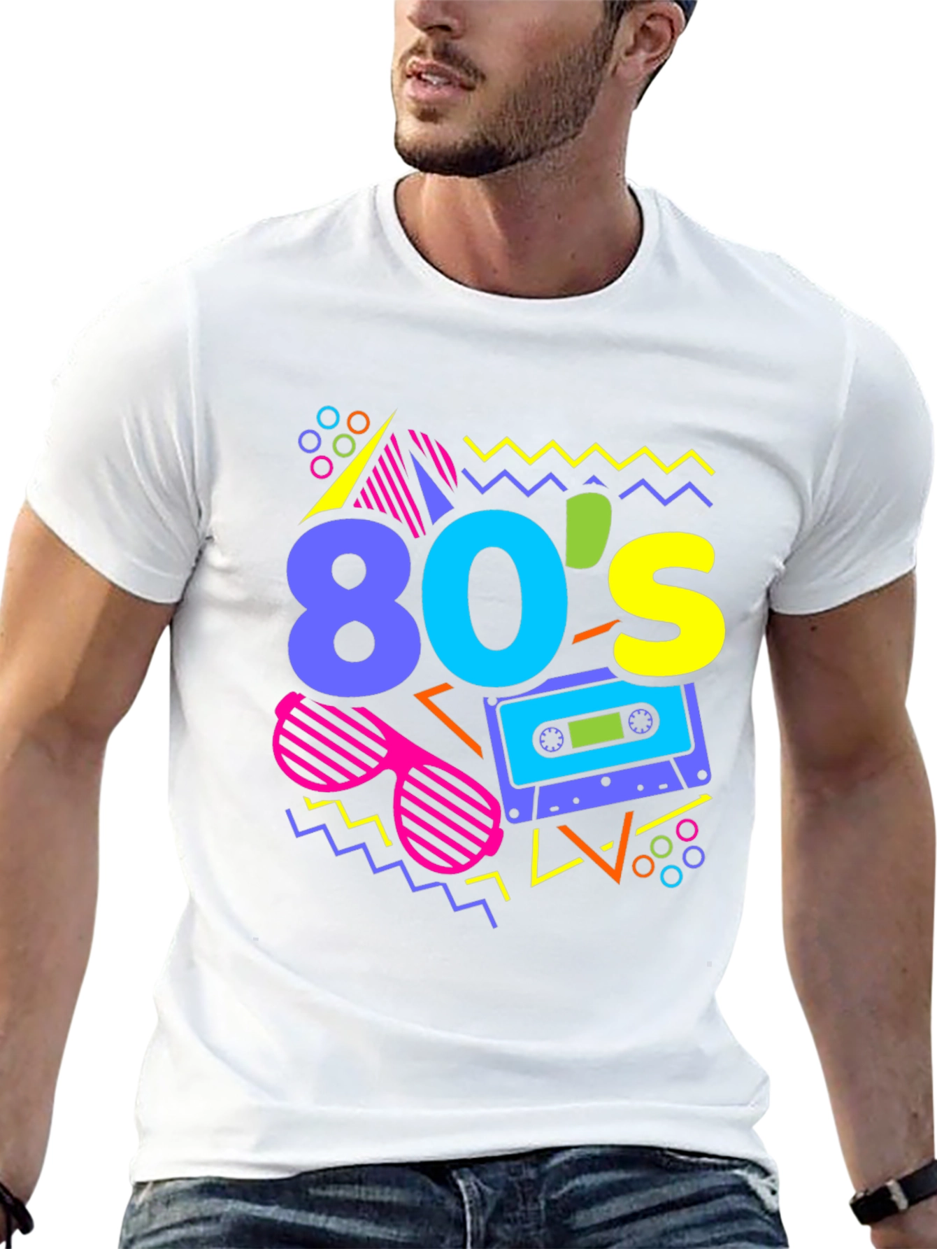 Retro 80s Style Graphic Tee