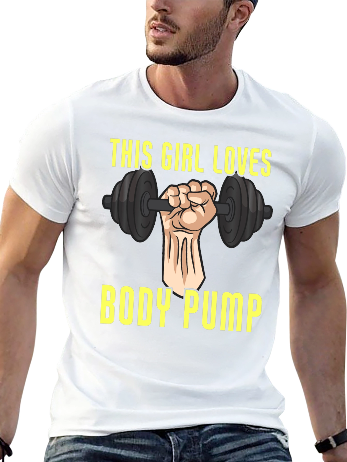 This Girl Loves Body Pump Graphic T-Shirt