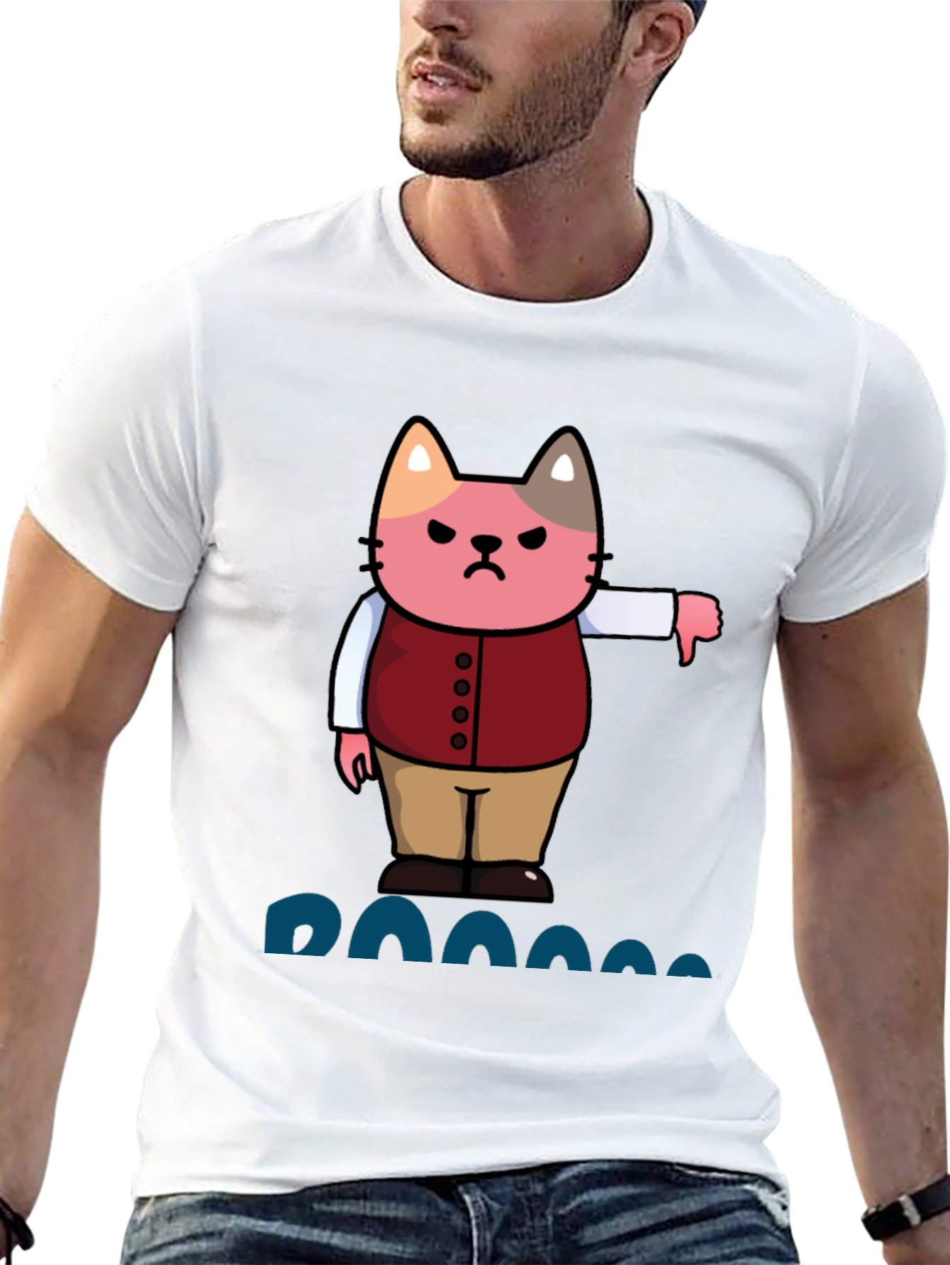 Grumpy Cat T-Shirt - Cartoon Character Tee