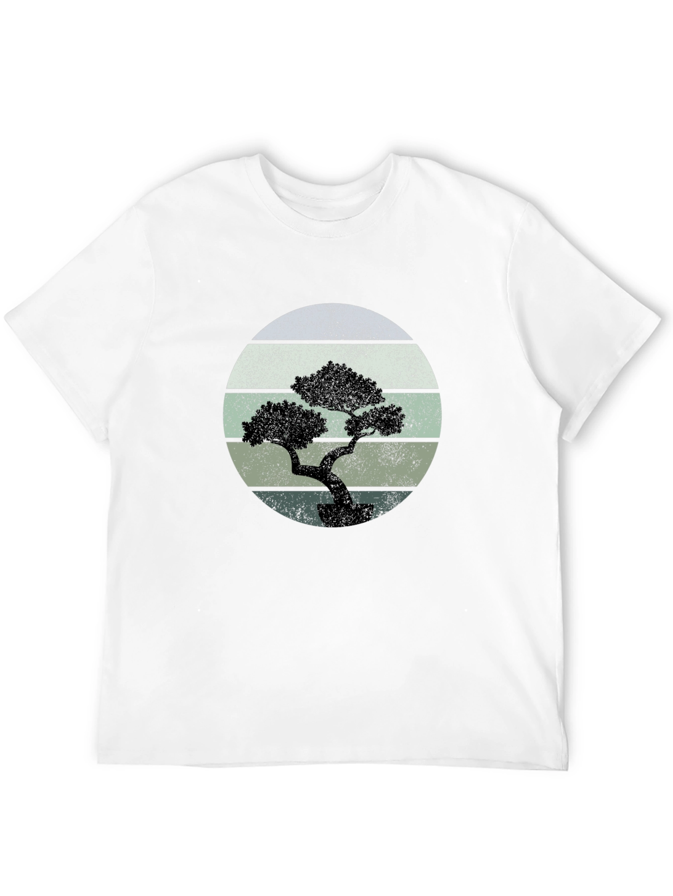Bonsai Tree Graphic Tee - Retro Style