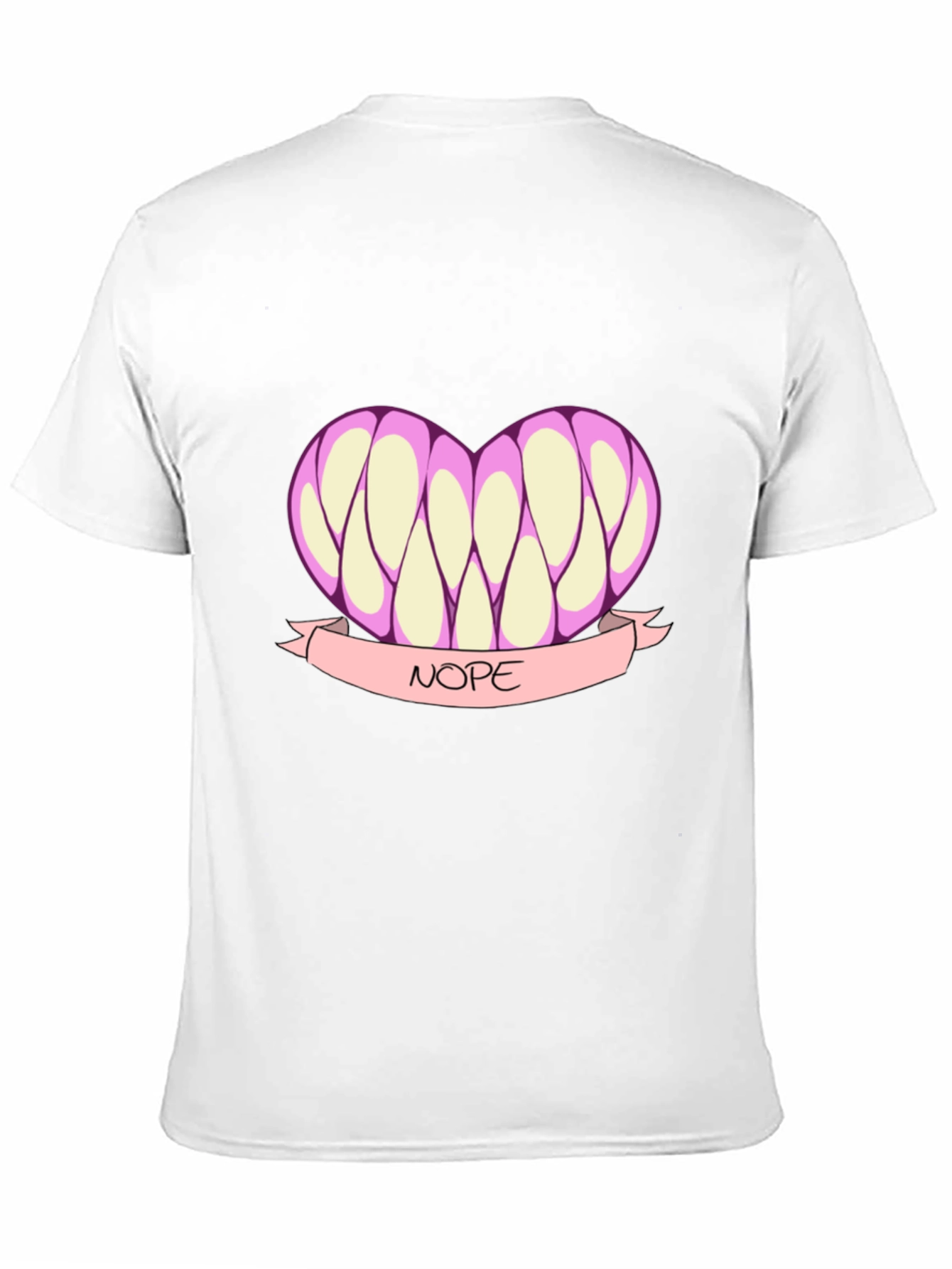 Nope Heart T-Shirt - Funny Graphic Tee