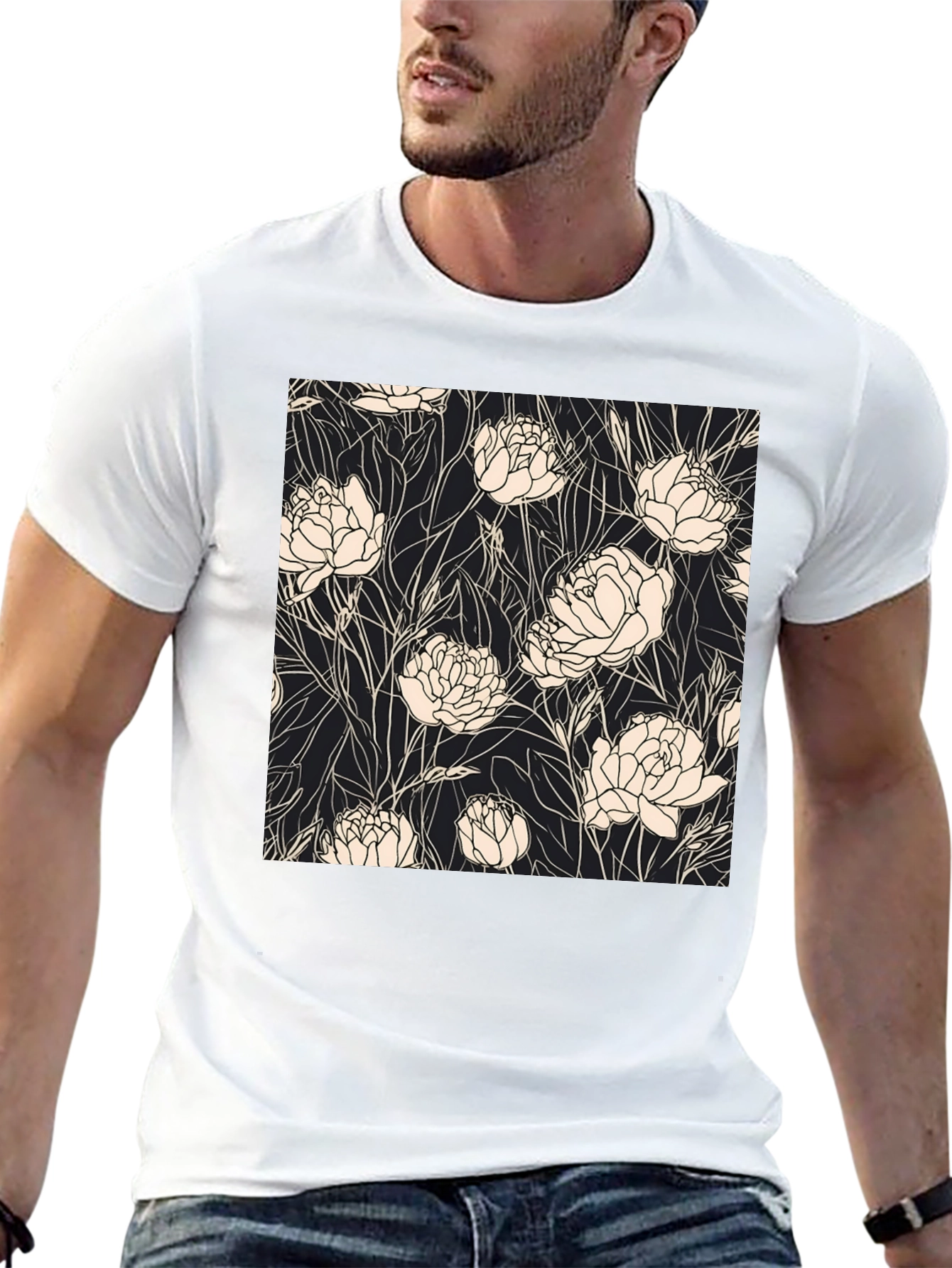 Floral Print Tee