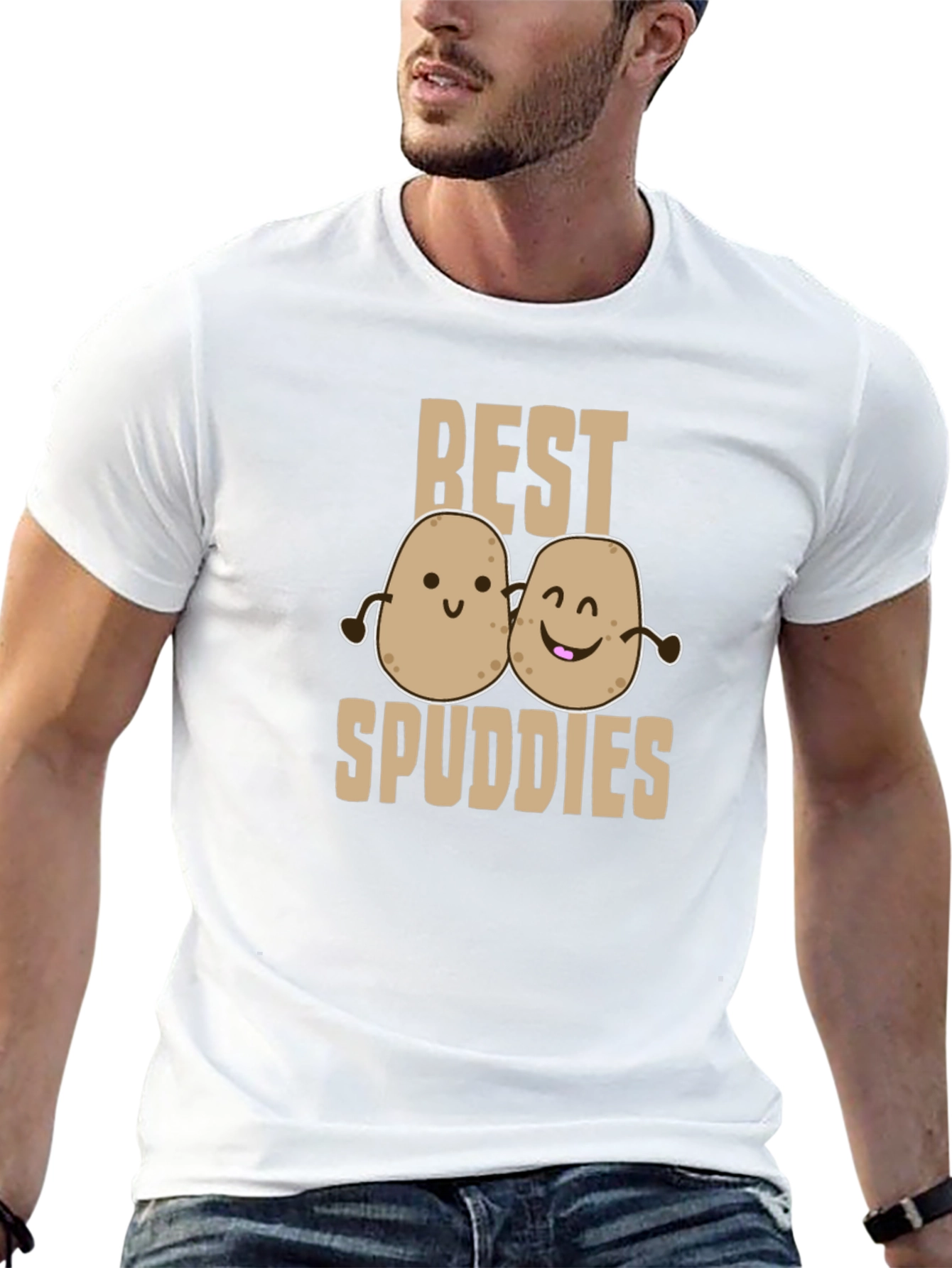 Best Spuddies T-Shirt Funny Potato Graphic Tee