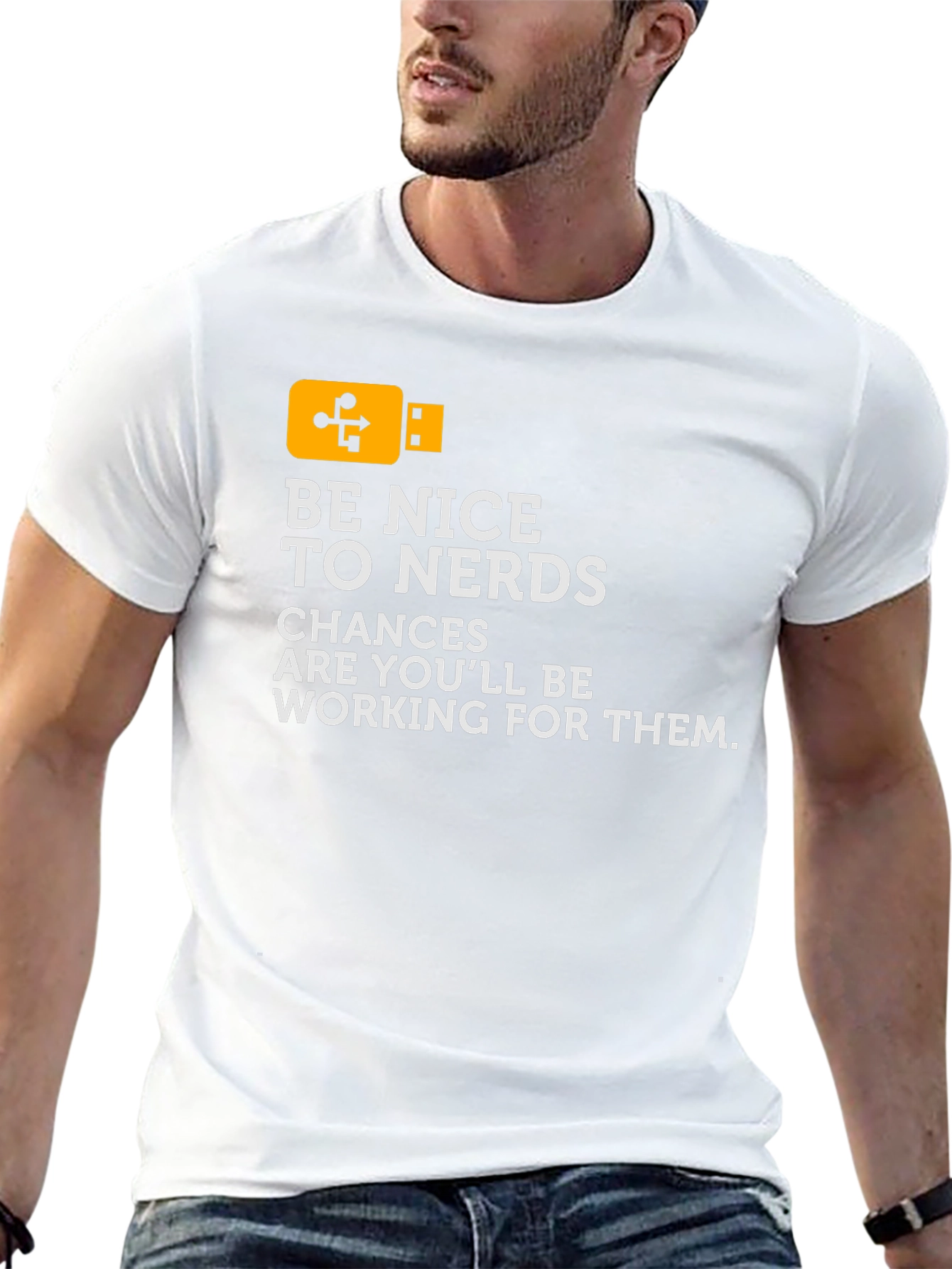 Be Nice To Nerds T-Shirt - Geek Tee