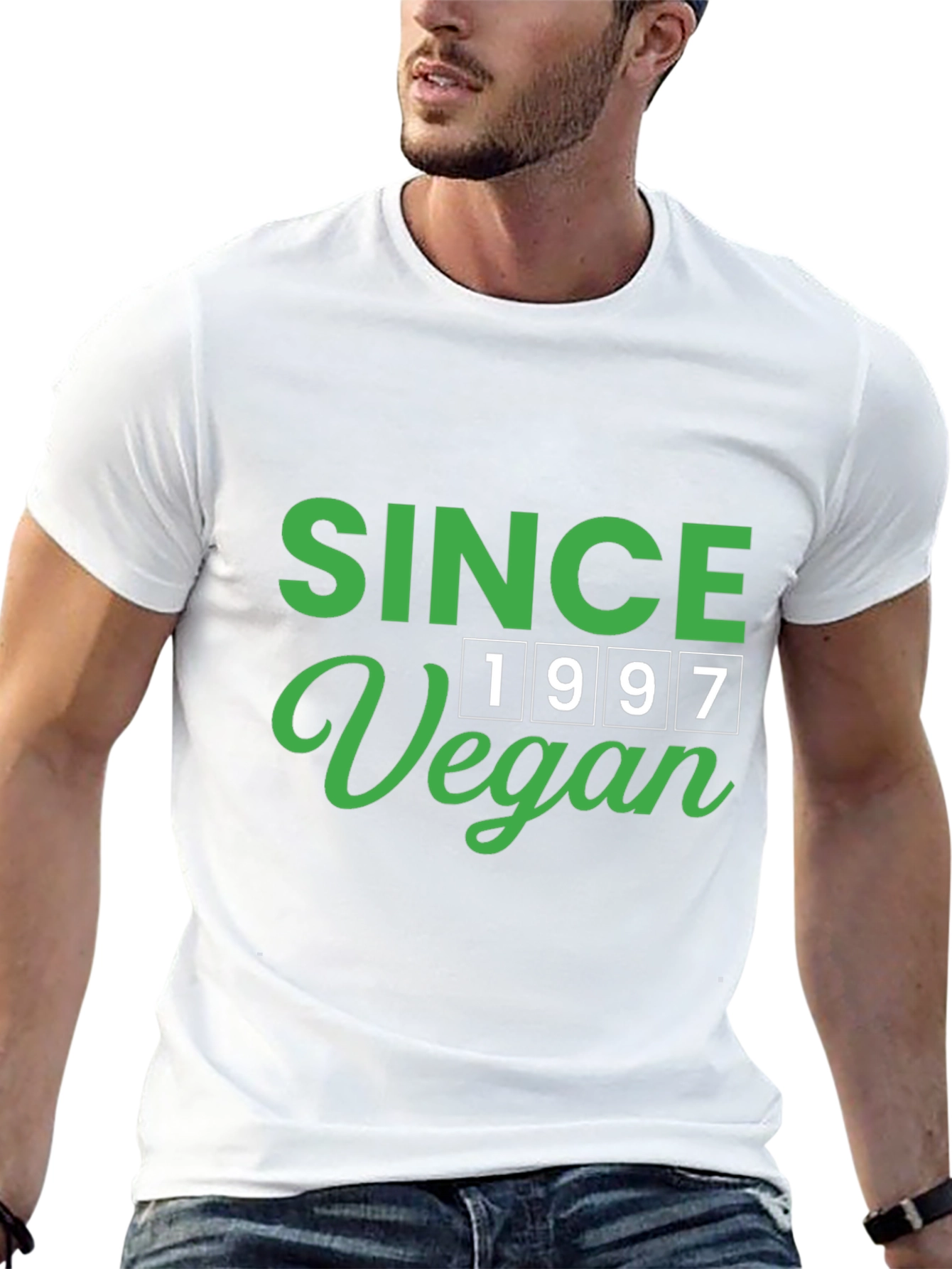Vegan Since 1997 Black Graphic T-Shirt