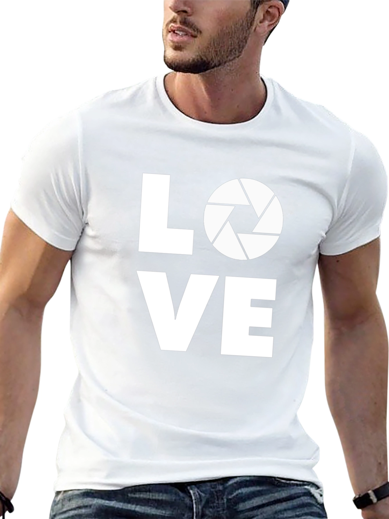 Photographer Love Graphic T-Shirt - Black