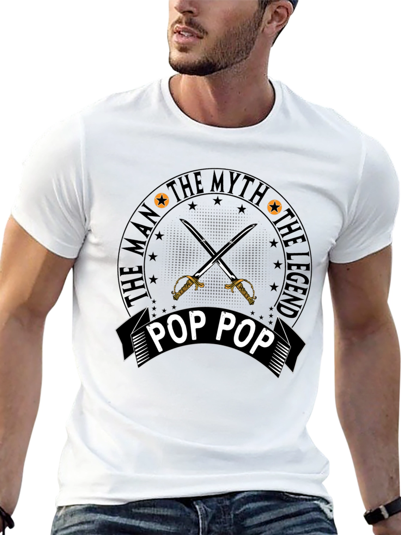 The Man The Myth Pop Pop T-Shirt