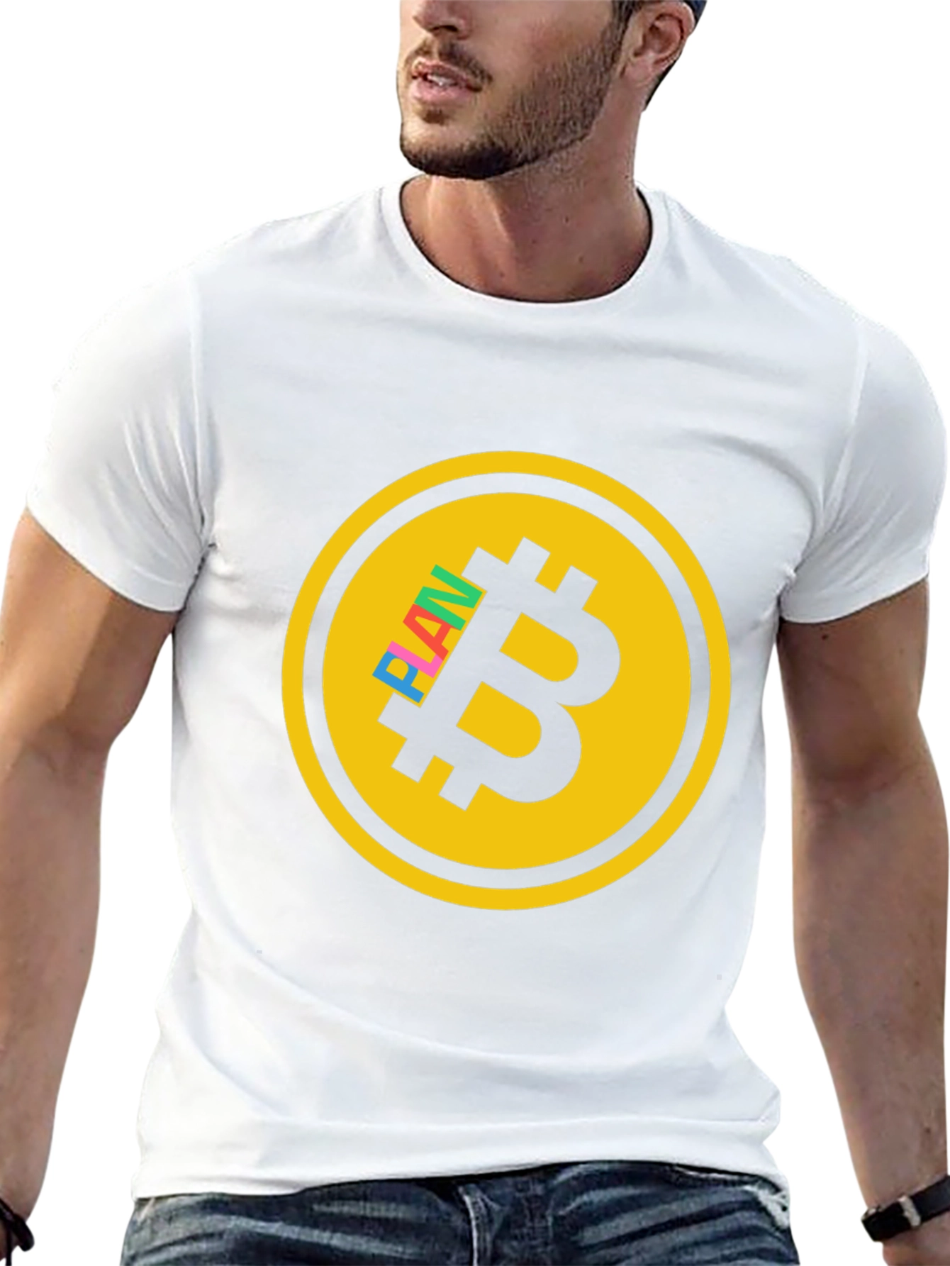 Bitcoin Cryptocurrency Flan T-Shirt