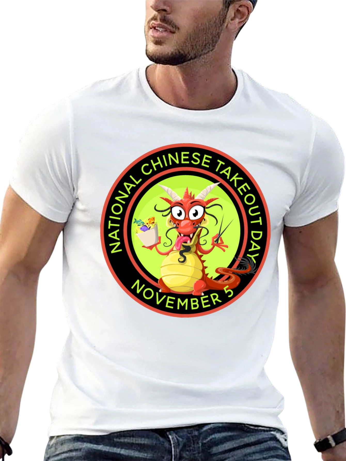 National Chinese Takeout Day Dragon T-Shirt
