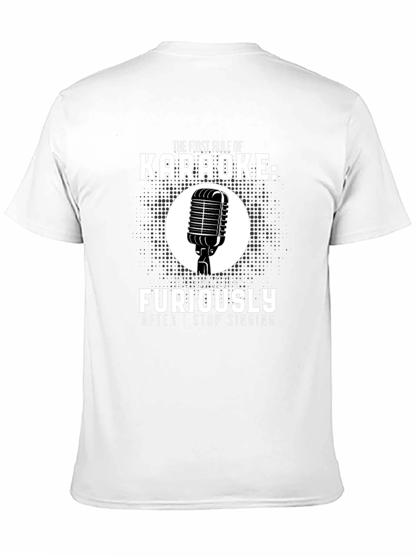Karaoke Rule T-Shirt: Clap Furiously Funny Musician Tee