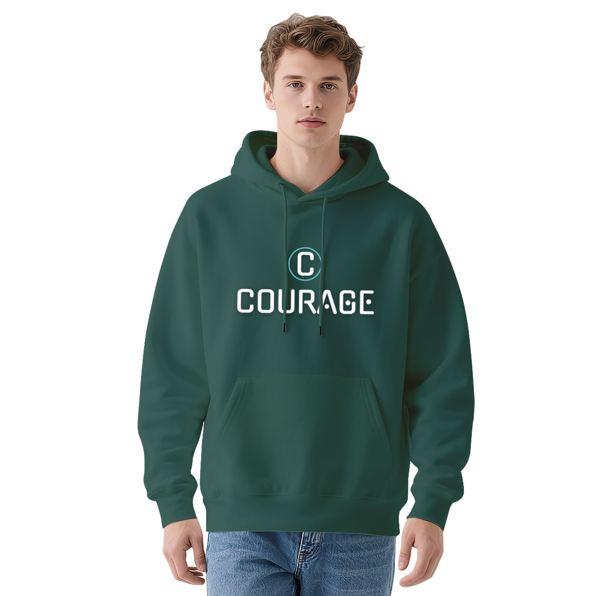 Premium Graphic Hoodie - Courage