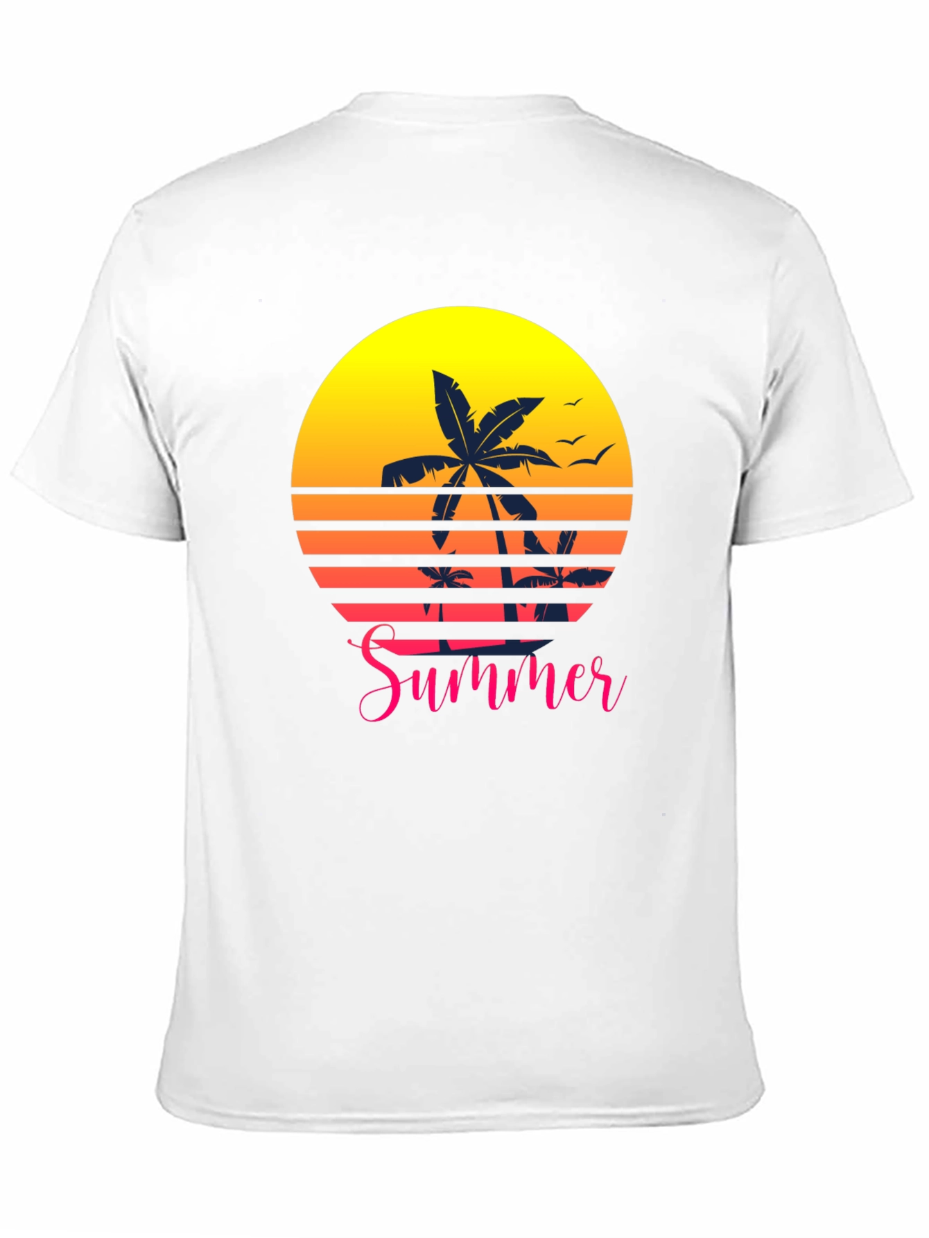 Retro Summer Palm Tree T-Shirt