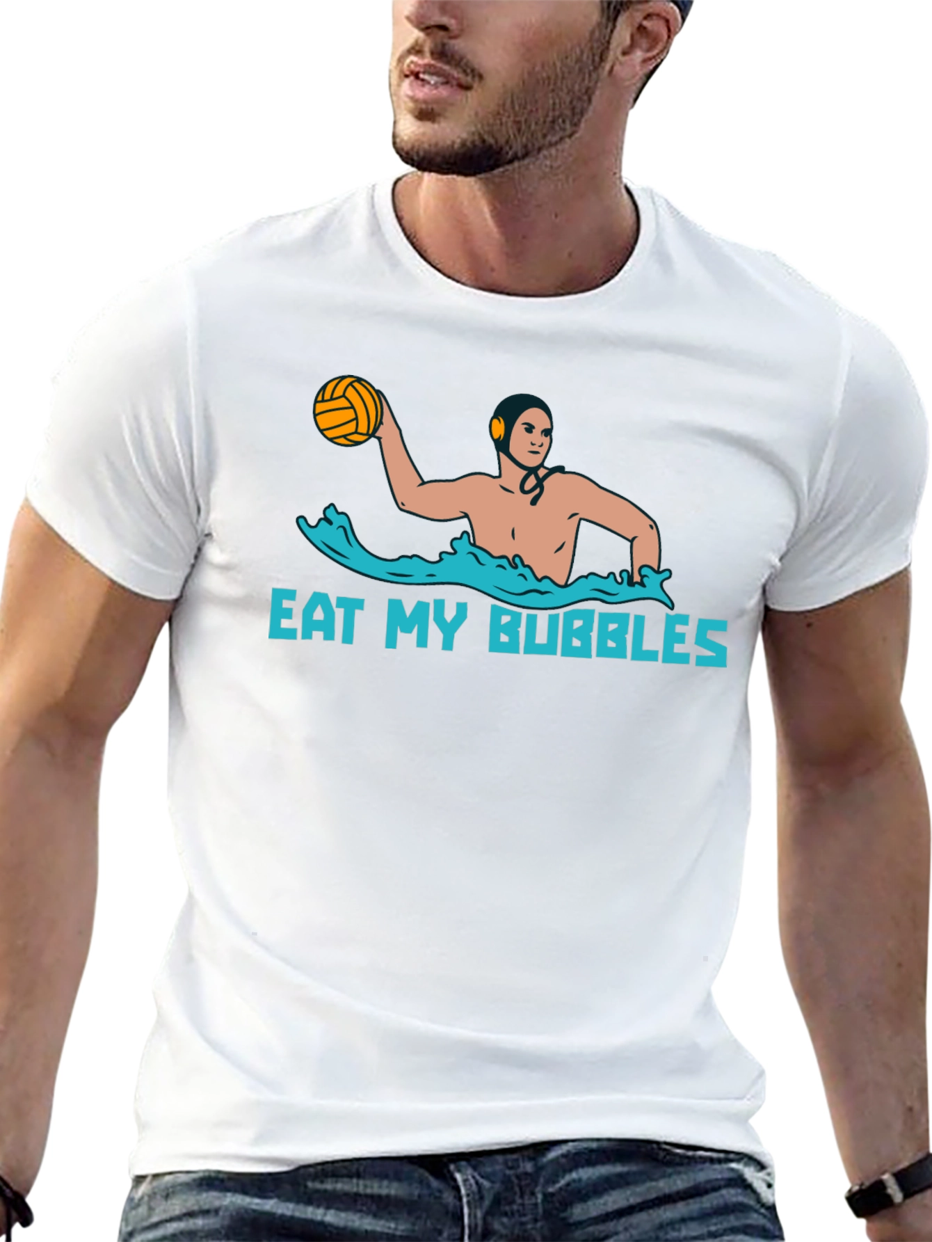 Eat My Bubbles Water Polo Graphic Tee