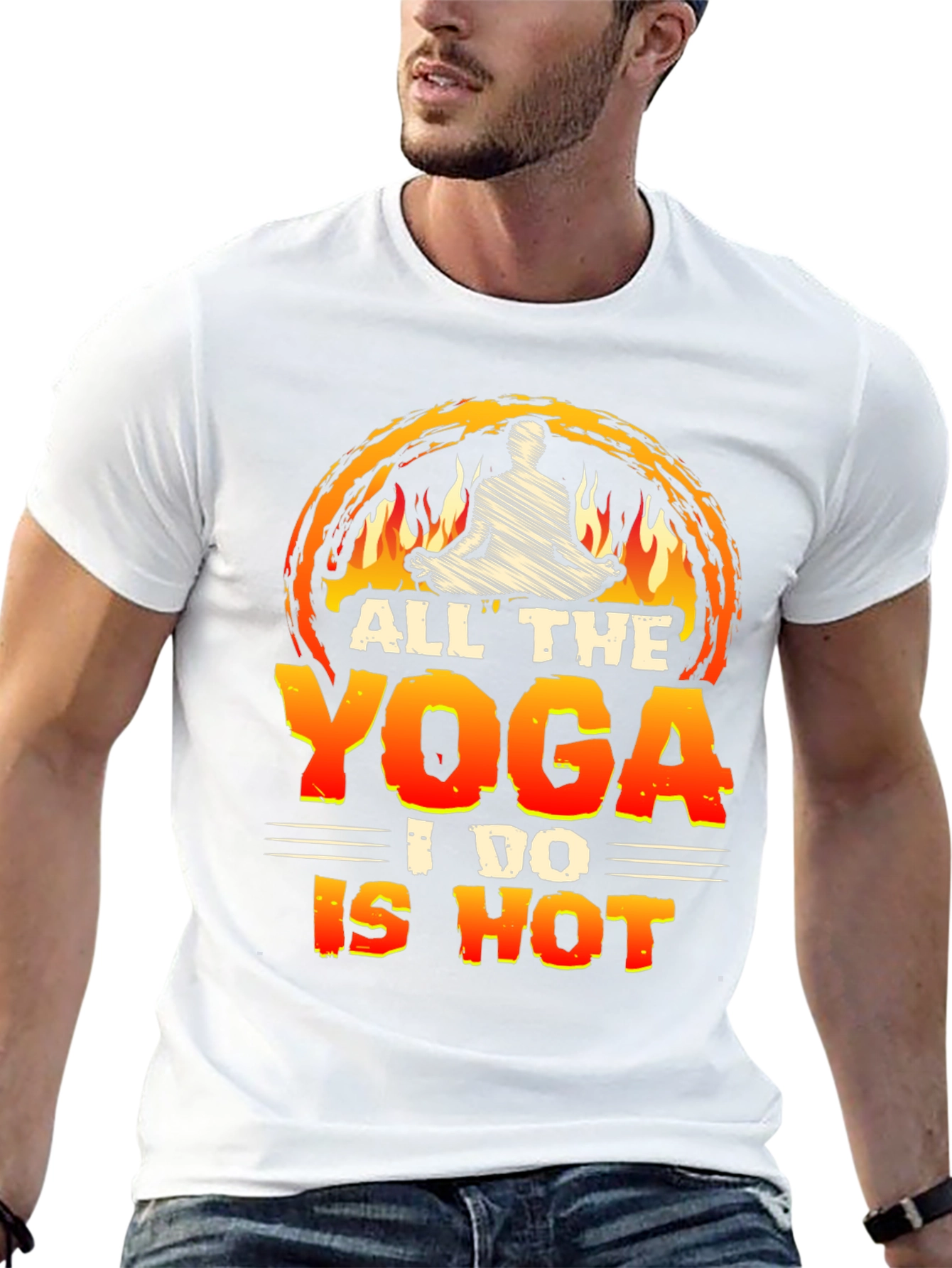 Hot Yoga Graphic Tee - Comfortable Unisex Fit