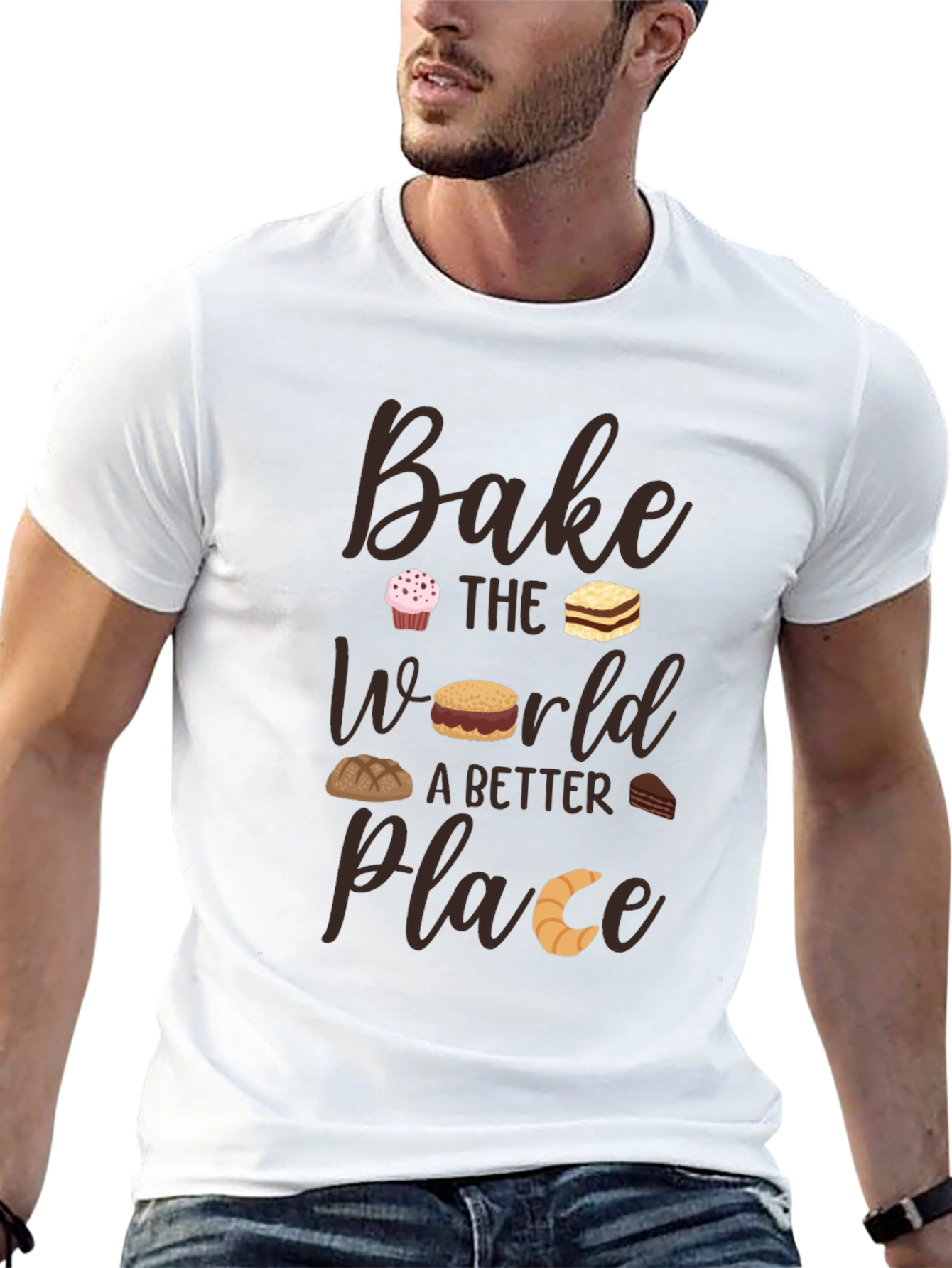 Bake the World T-Shirt - Baking Lover Tee
